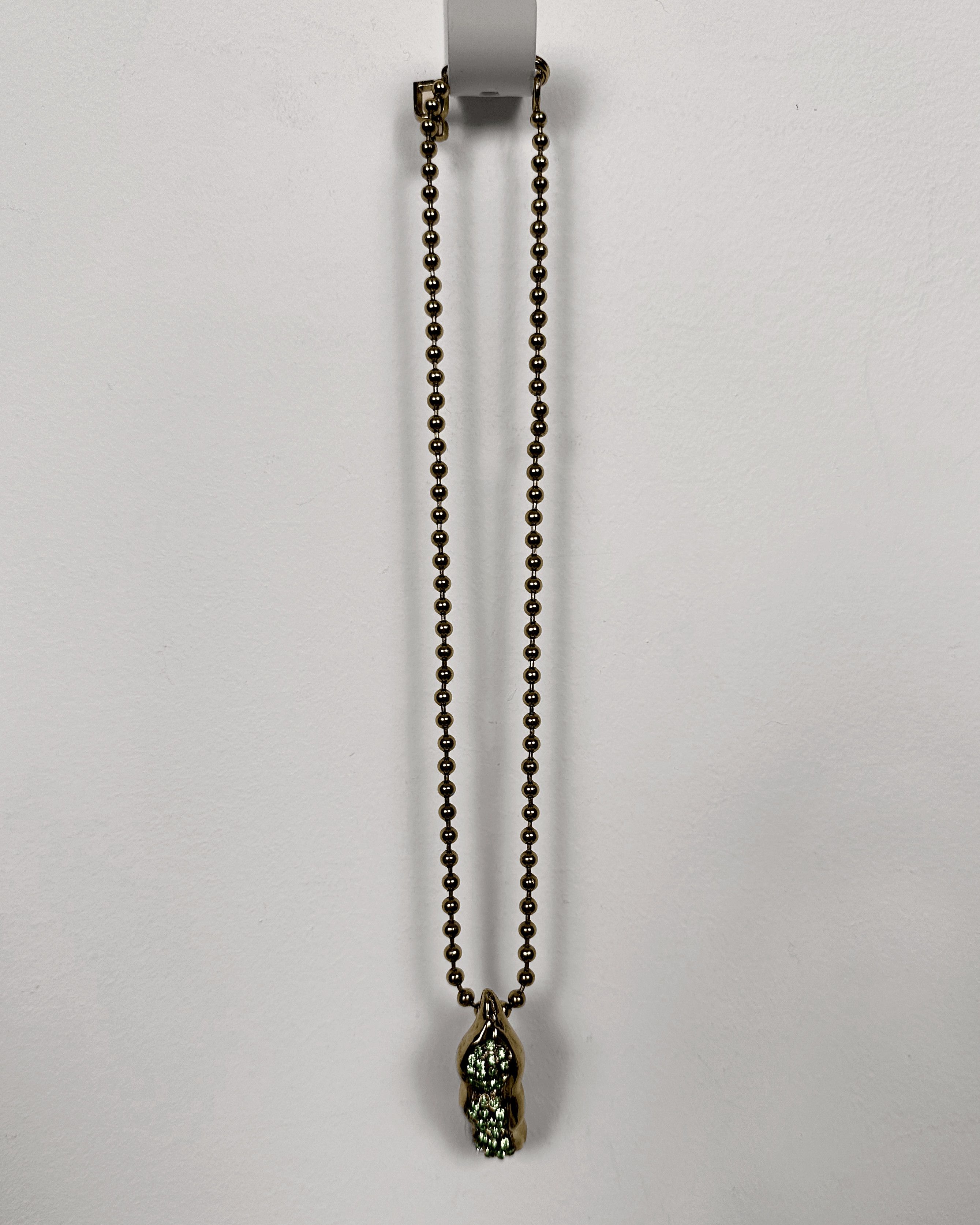 Dsquared2 Dsquared2 Bean Gold Plated Brass Necklace Size ONE SIZE - 1 Thumbnail