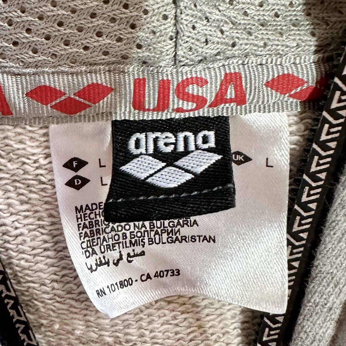 Other Arena USA Swimming Unisex Team OG Hooded F/Z Jacket, M Size US M / EU 48-50 / 2 - 6 Thumbnail