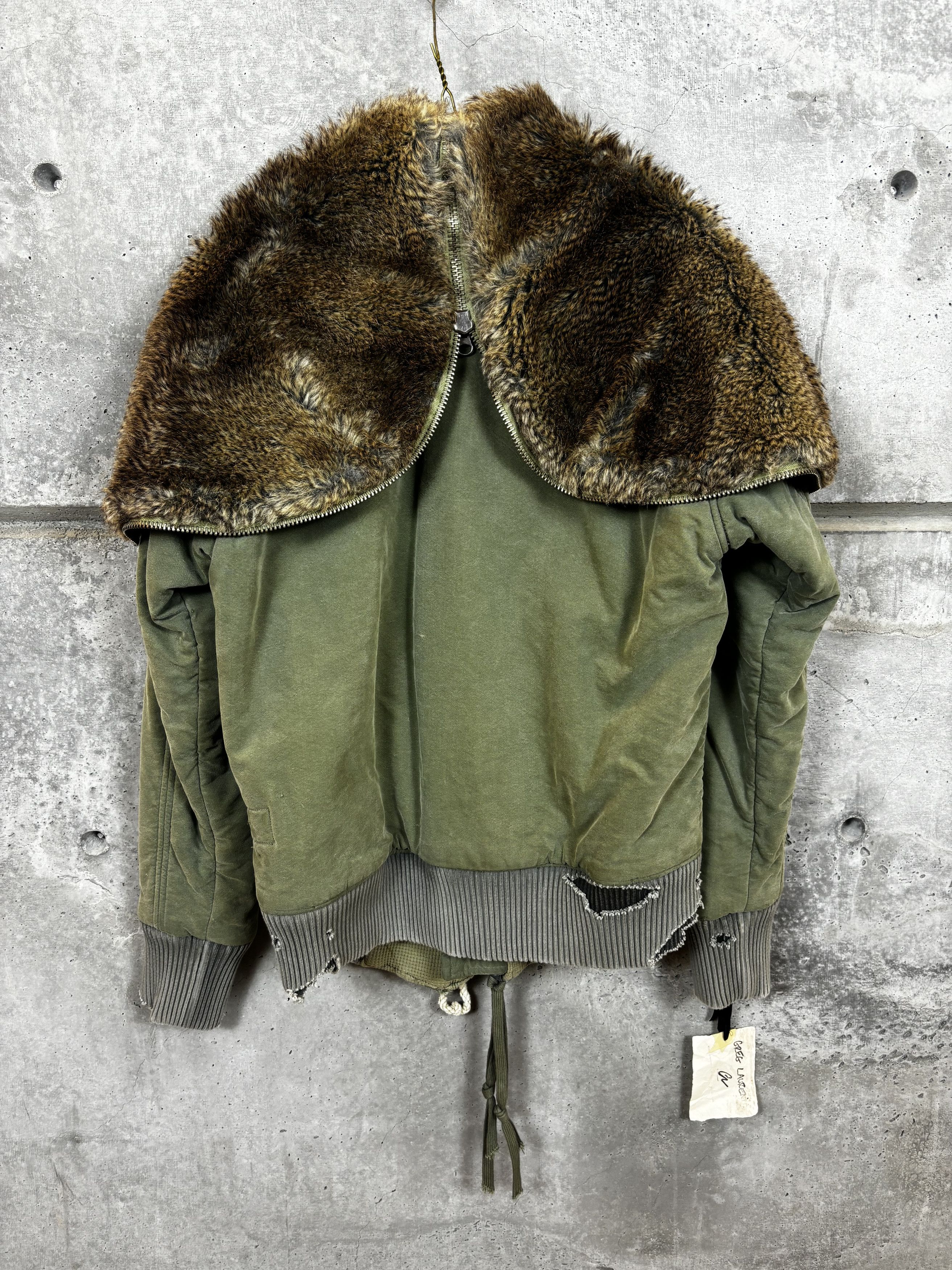 Greg Lauren *SAMPLE GREG LAUREN ARMY TENT SNORKEL FLIGHT JACKET VINTAGE Size US M / EU 48-50 / 2 - 2 Thumbnail