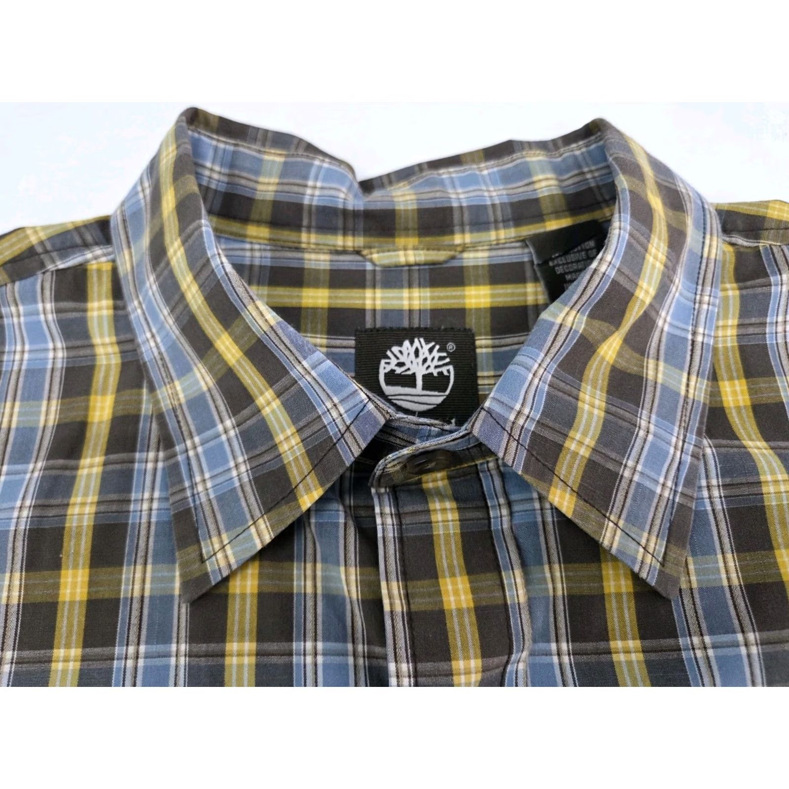 Timberland Timberland Mens Long Sleeve Button Up Plaid Shirt XL Multicolor Adult Regular Casual Outdoorsman Pocket 8685 Size US XL / EU 56 / 4 - 3 Thumbnail