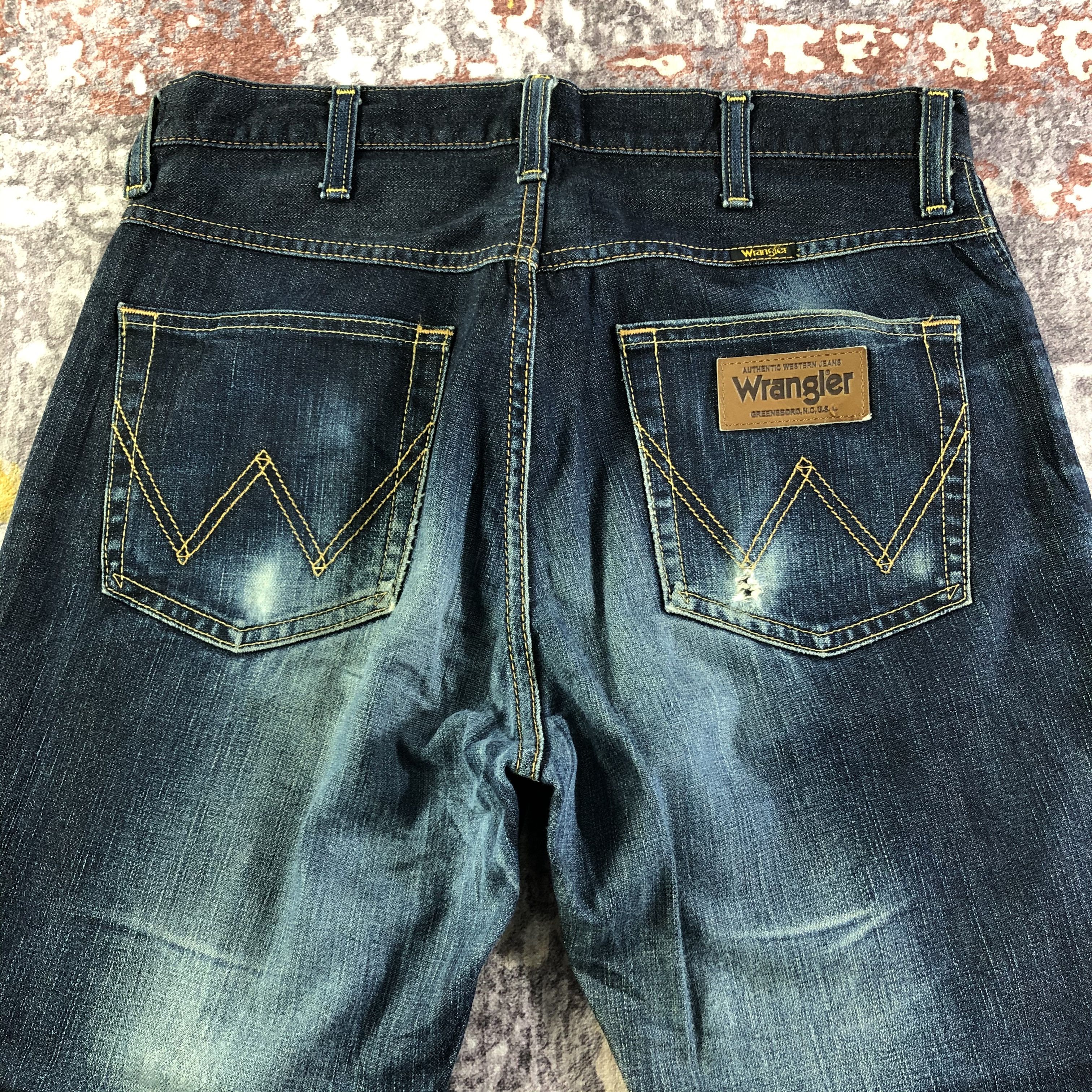 Vintage × Wrangler Vintage Blue Wash Wrangler Jeans-JM3242 Size US 34 / EU 50 - 4 Thumbnail