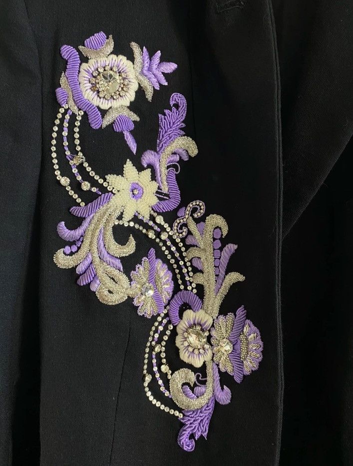 Dries Van Noten Dries van noten Studded rhinestone suit 2412-Nextarrow Size 38R - 3 Thumbnail