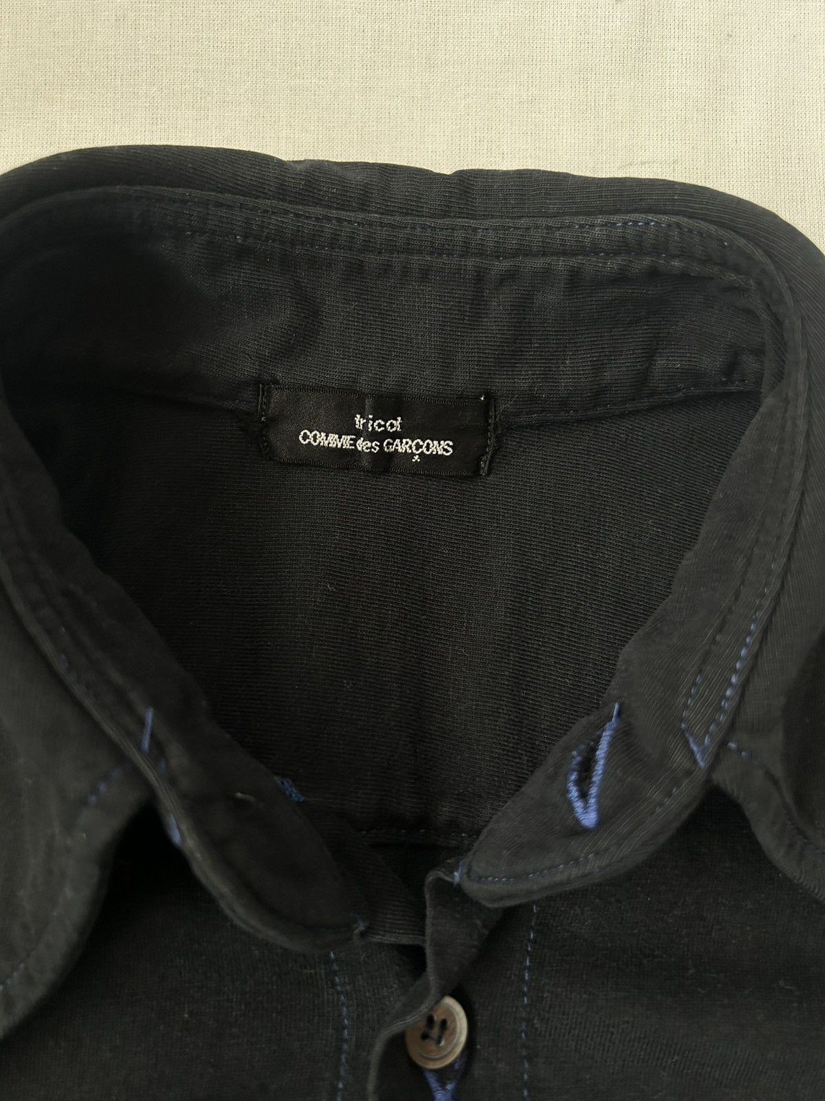 Tricot Comme des Garcons COMME des GARCON tricot polo (2003 + garment dyed) Size S / US 4 / IT 40 - 3 Thumbnail
