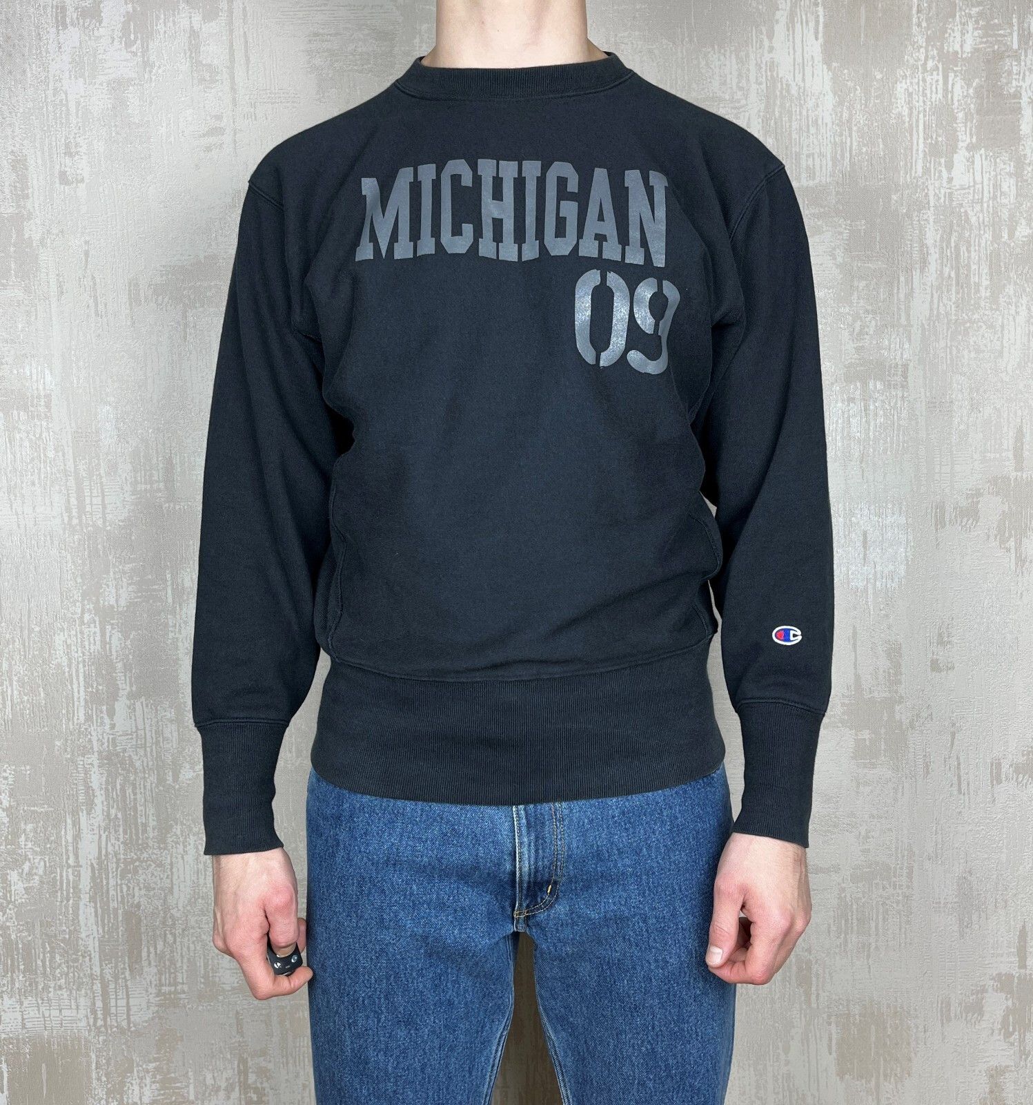 Champion Champion Reverse Weave "Michigan 09" Vintage Sweatshirt Size US XL / EU 56 / 4 - 2 Thumbnail