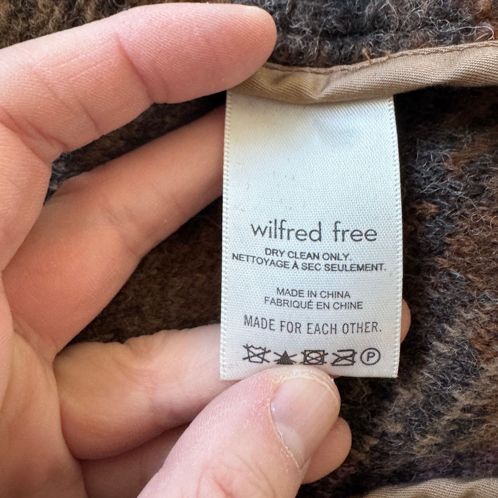 Aritzia Aritzia Wilfred Autumn Shirt Jacket Wool Shacket Brown Plaid Size S / US 4 / IT 40 - 8 Thumbnail