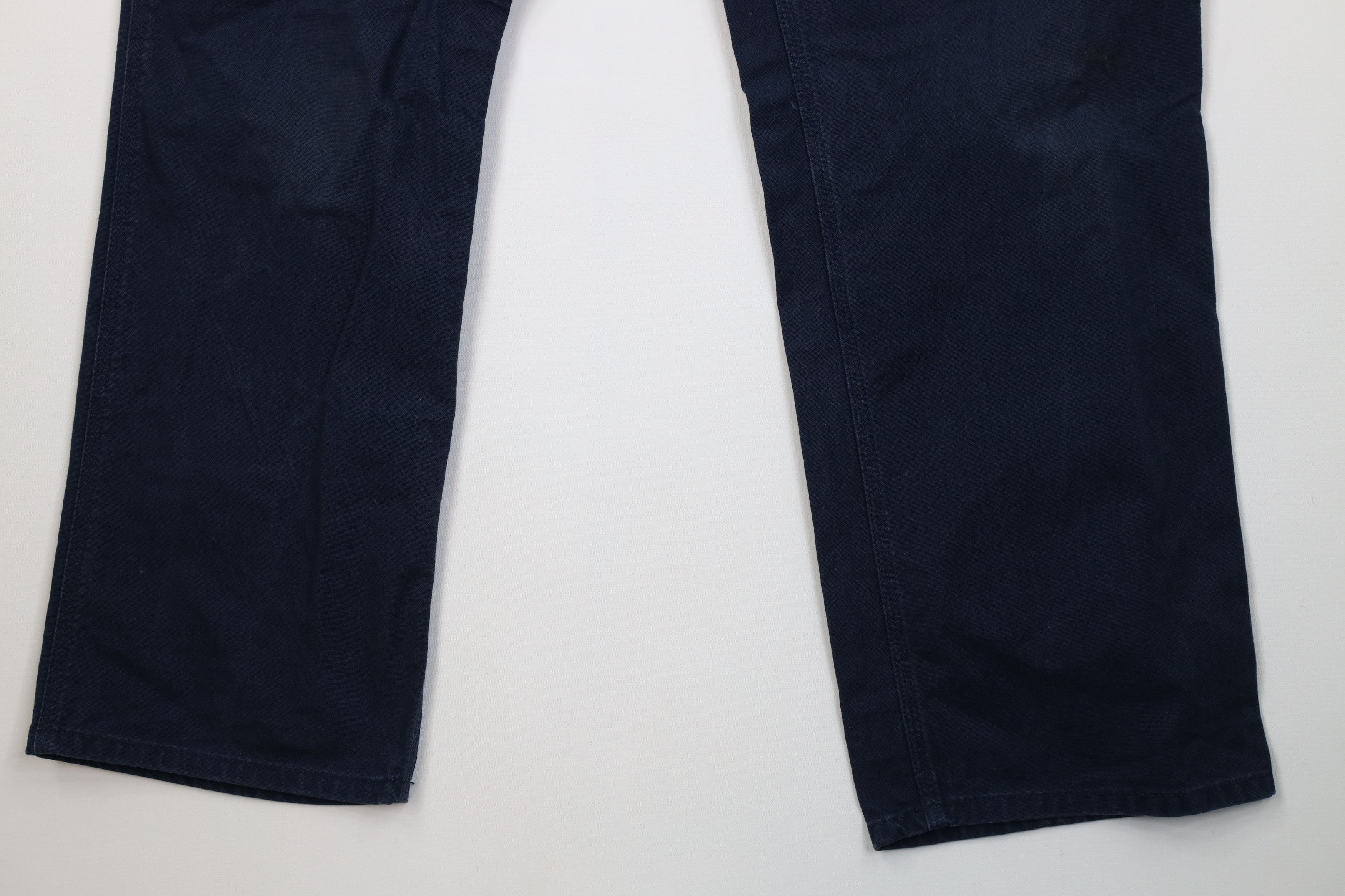 Carhartt Vintage Y2K Carhartt Fit Wide Leg Dungaree Pants Blue Size US 38 / EU 54 - 4 Thumbnail