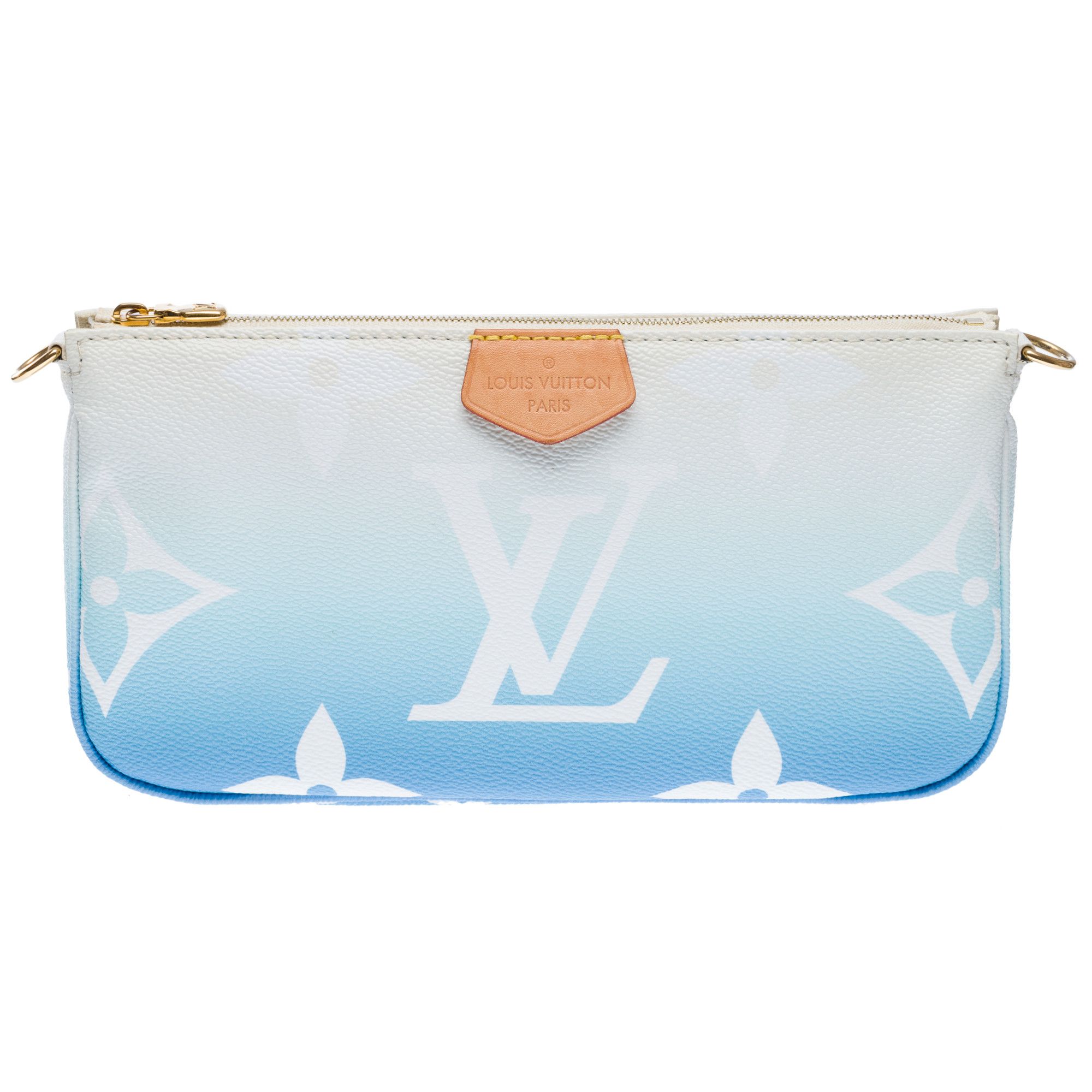 Louis Vuitton LOUIS VUITTON strap bag in Blue Canvas Size ONE SIZE - 3 Thumbnail