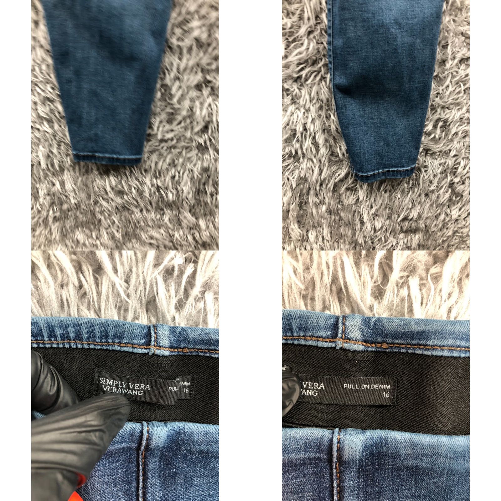 Vera Wang Vera Wang Jeans Jegging Medium Wash Blue Size 16 Womens 27in Inseam Regular Fit Pocket 5-Pocket Zipper Button Denim N/A Flaw? (but must not add info) Size 38" / US 16 / IT 52 - 8 Thumbnail