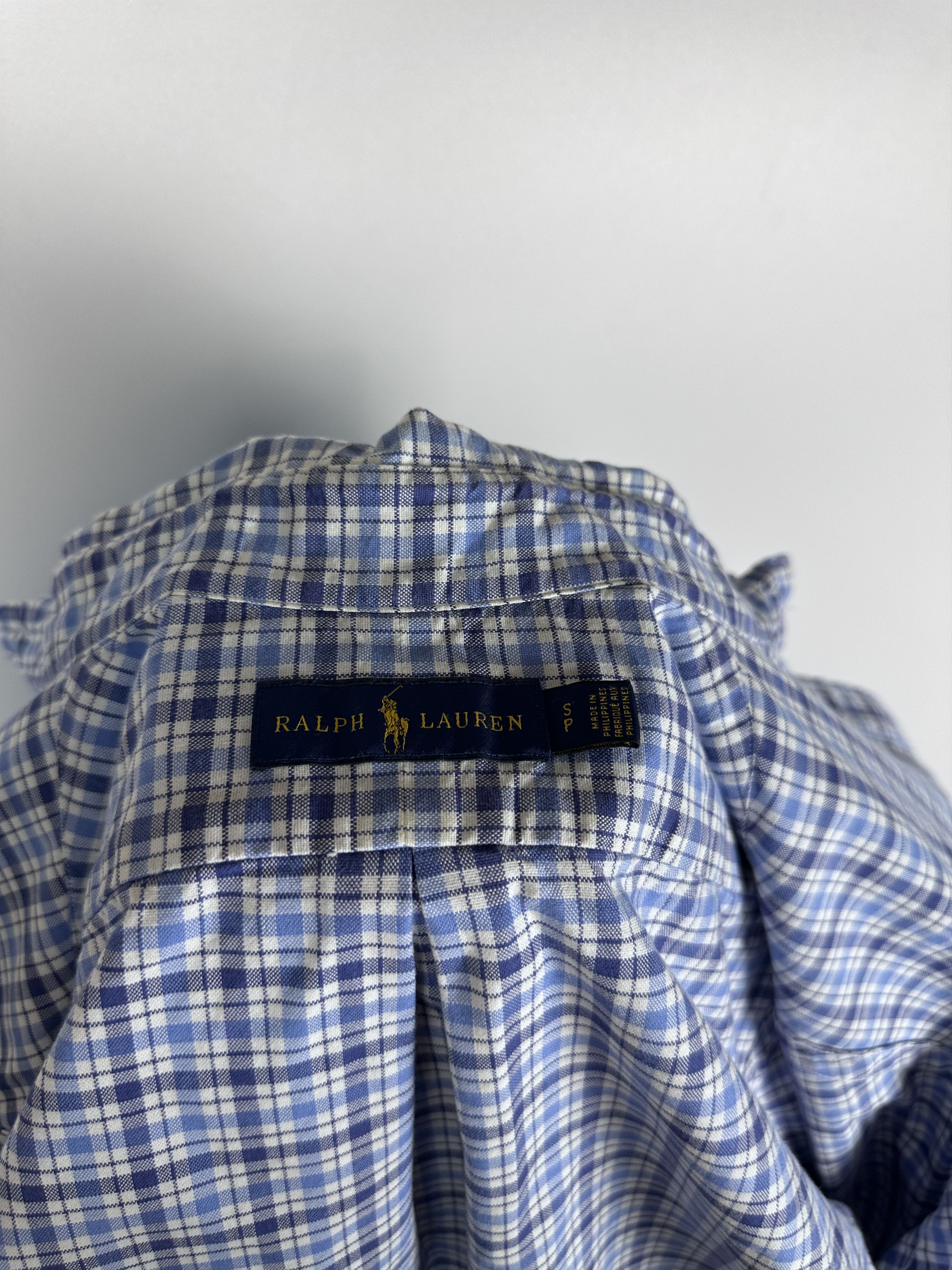Polo Ralph Lauren × Ralph Lauren Ralph Lauren Button Down Shirt Blue Plaid Long Sleeve Size S Size US S / EU 44-46 / 1 - 8 Thumbnail