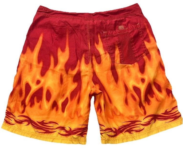 Other Y2K Flame Swim Trunks Size US 35 - 2 Thumbnail
