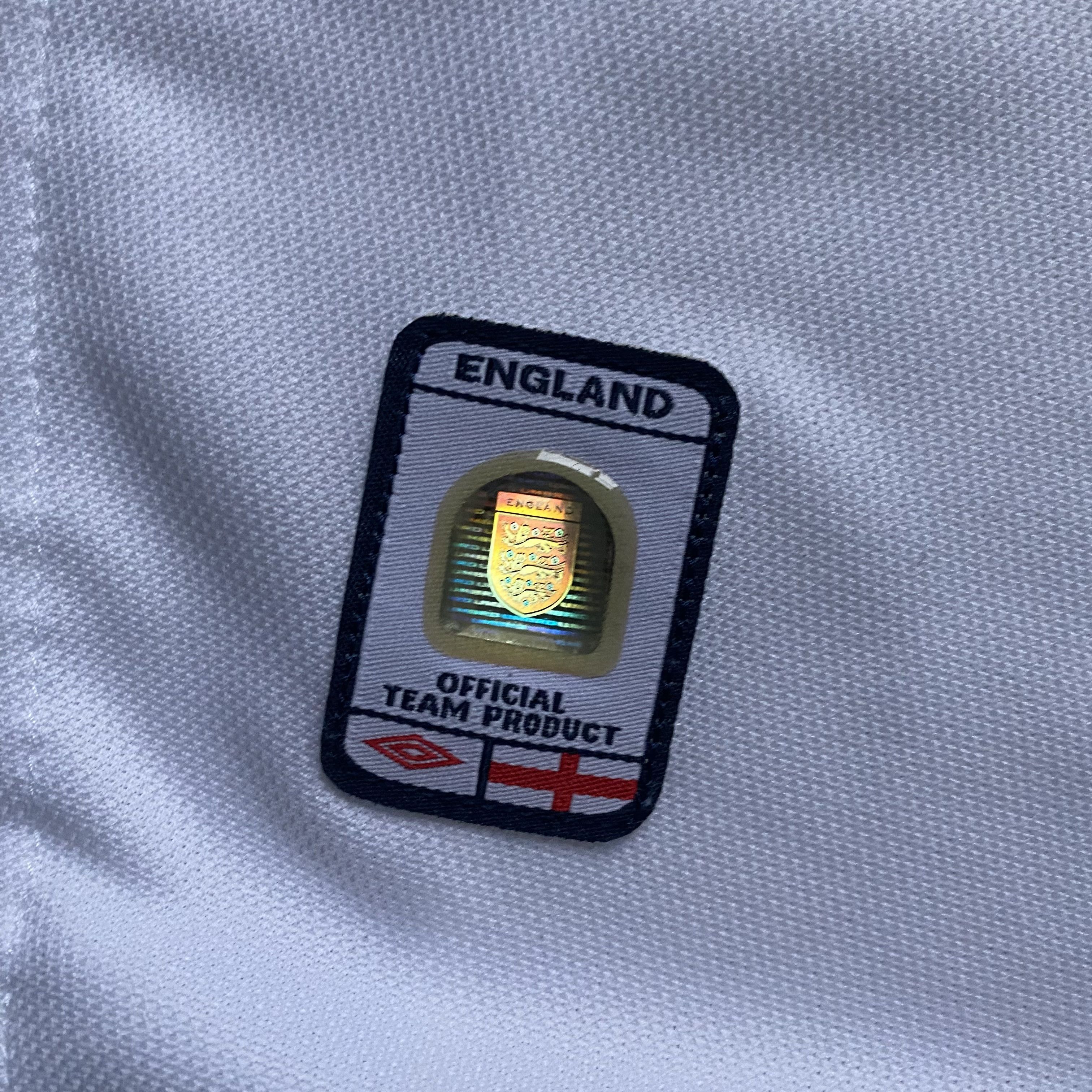 Umbro ⚽️ Vintage 90s Umbro England Soccer jersey Center logo Size US L / EU 52-54 / 3 - 6 Thumbnail
