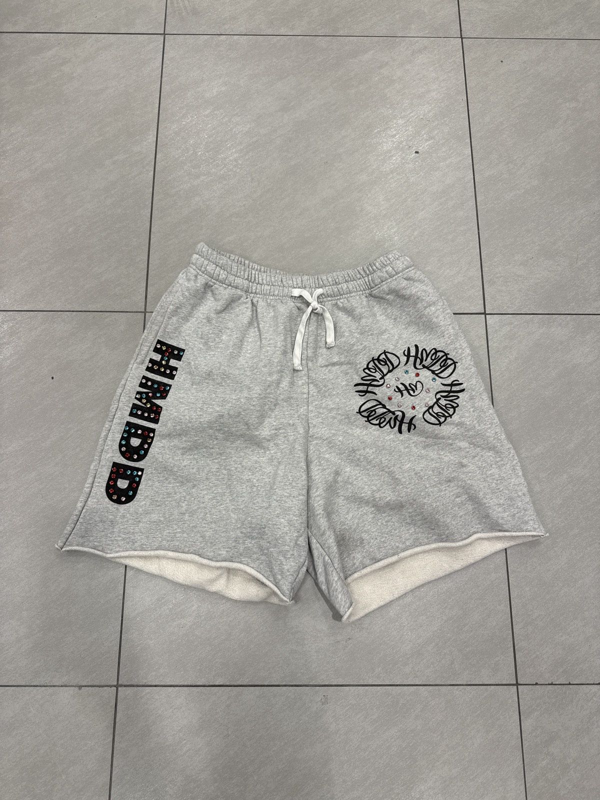 HMDD Crystal Jewel Sweat Shorts Size XL