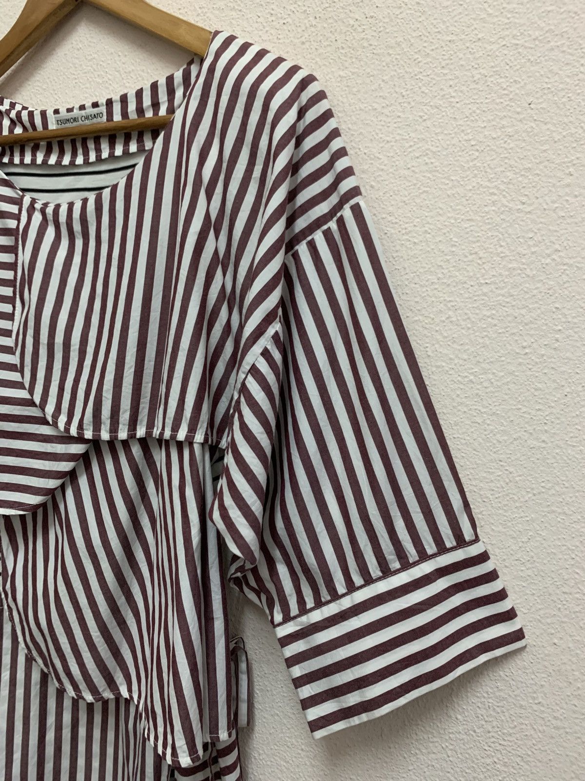 Issey Miyake TSUMORI CHISATO By Issey Miyake Sample Stripe Maxi Dress Size S / US 4 / IT 40 - 6 Thumbnail