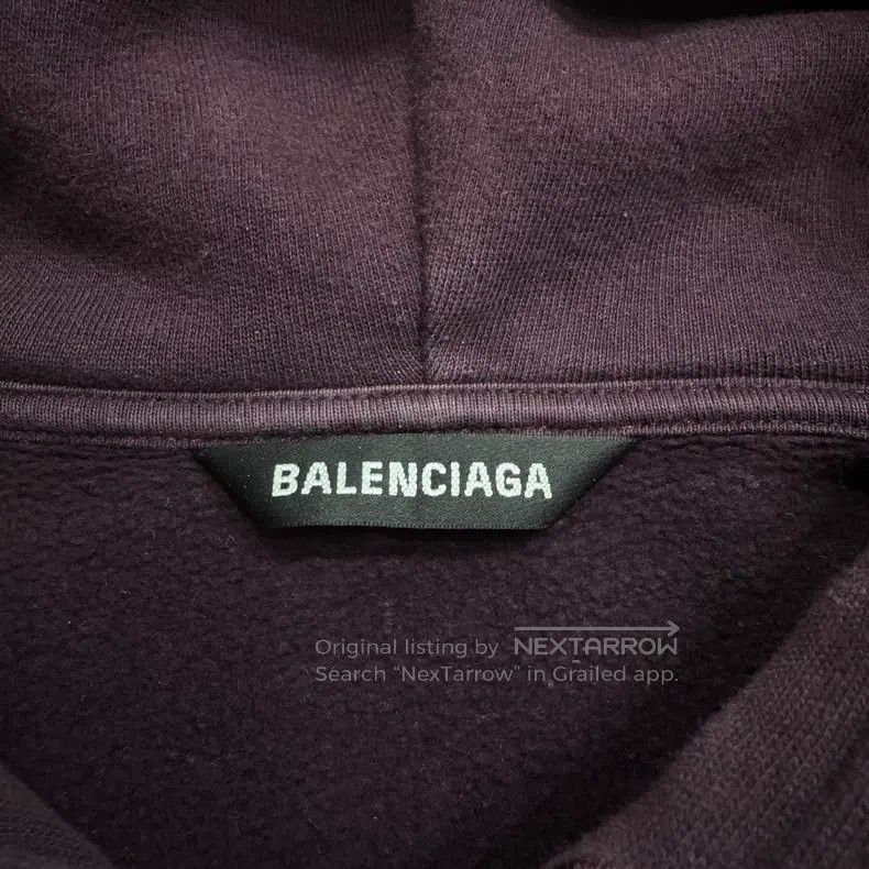 Balenciaga Balenciaga Letter Print Hooded Sweatshirt Size US XS / EU 42 / 0 - 2 Thumbnail