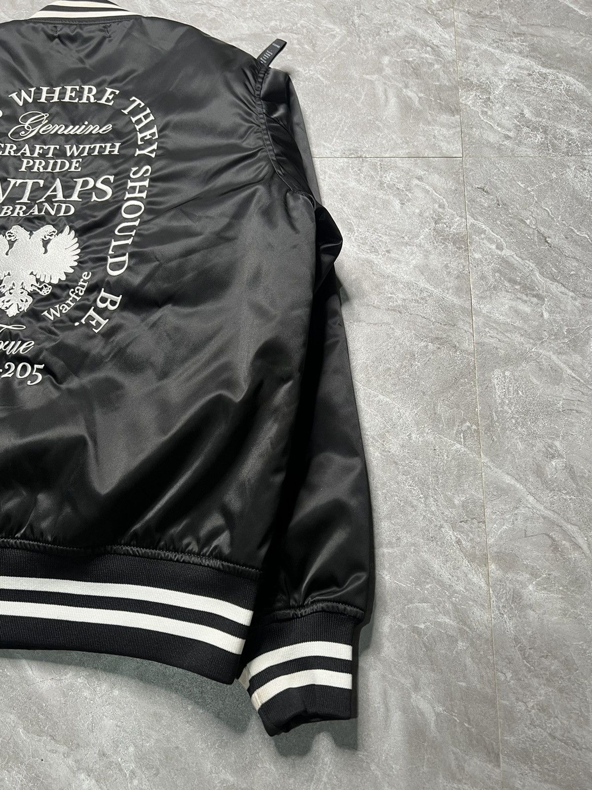 Wtaps Wtaps Team Jacket Nylon Twill Embroidered Design Size US S / EU 44-46 / 1 - 5 Thumbnail