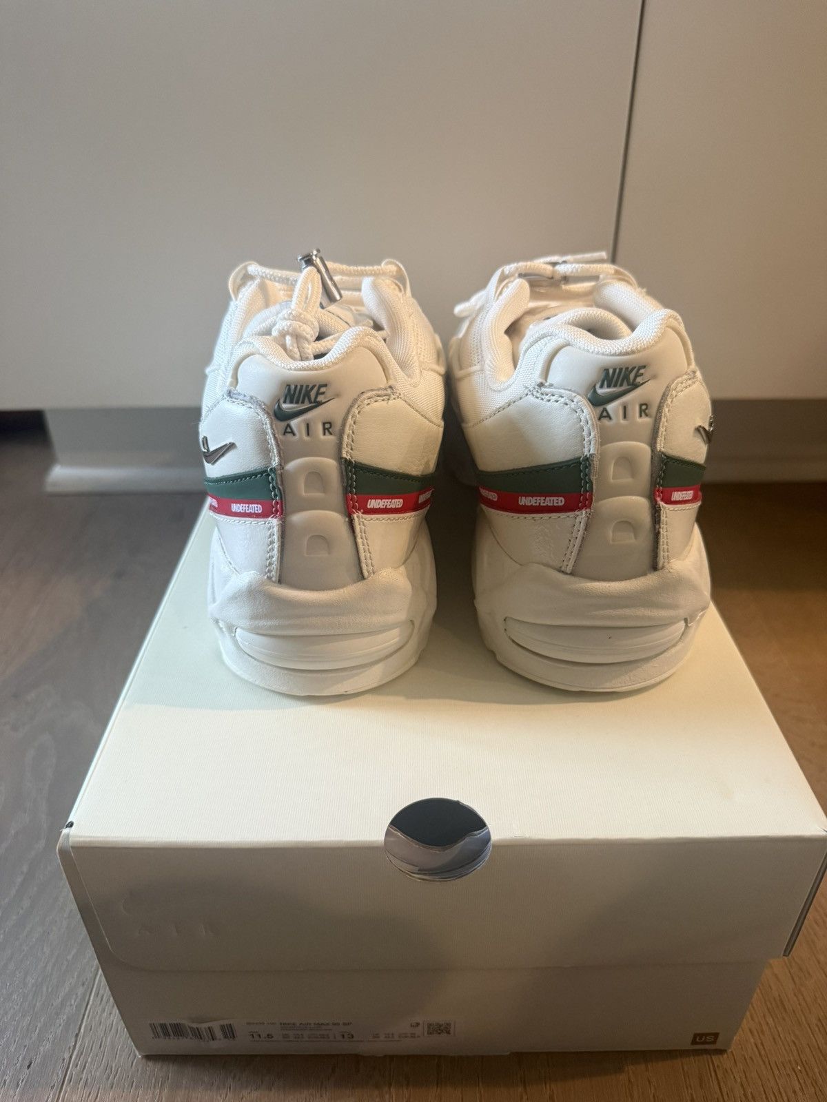 Nike × Undefeated ✅ Nike Air Max 95 SP x Undefeated White Sail US Size 11.5 DS Size US 11.5 / EU 44-45 - 4 Thumbnail