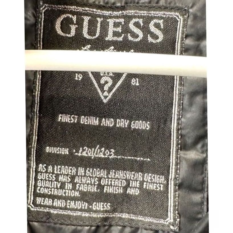 Guess GUESS Goose Down Puffer Jacket Womens Small Black Softshell Full Zip Long Sleeve Size S / US 4 / IT 40 - 4 Thumbnail