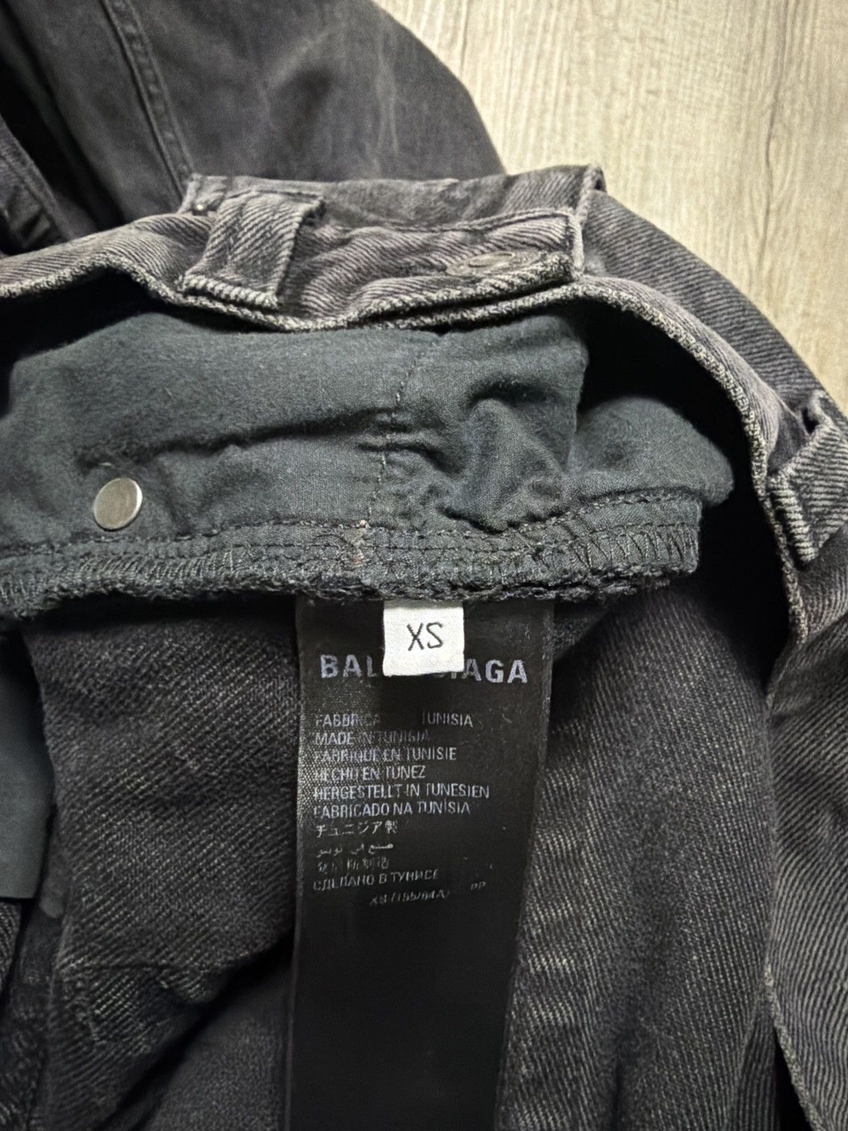 Balenciaga BALENCIAGA FALL22 LOST TAPE FLARED GREY JEANS SZ:XS Size US 30 / EU 46 - 20 Thumbnail