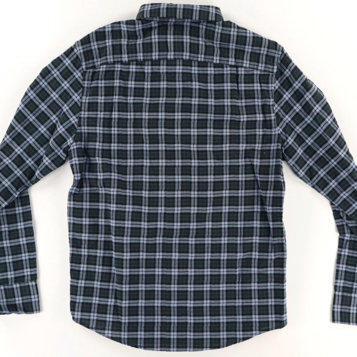 UNTUCKit Untuckit Slim Fit Cotton Plaid Button Down Shirt Green Men's M Size US M / EU 48-50 / 2 - 4 Thumbnail