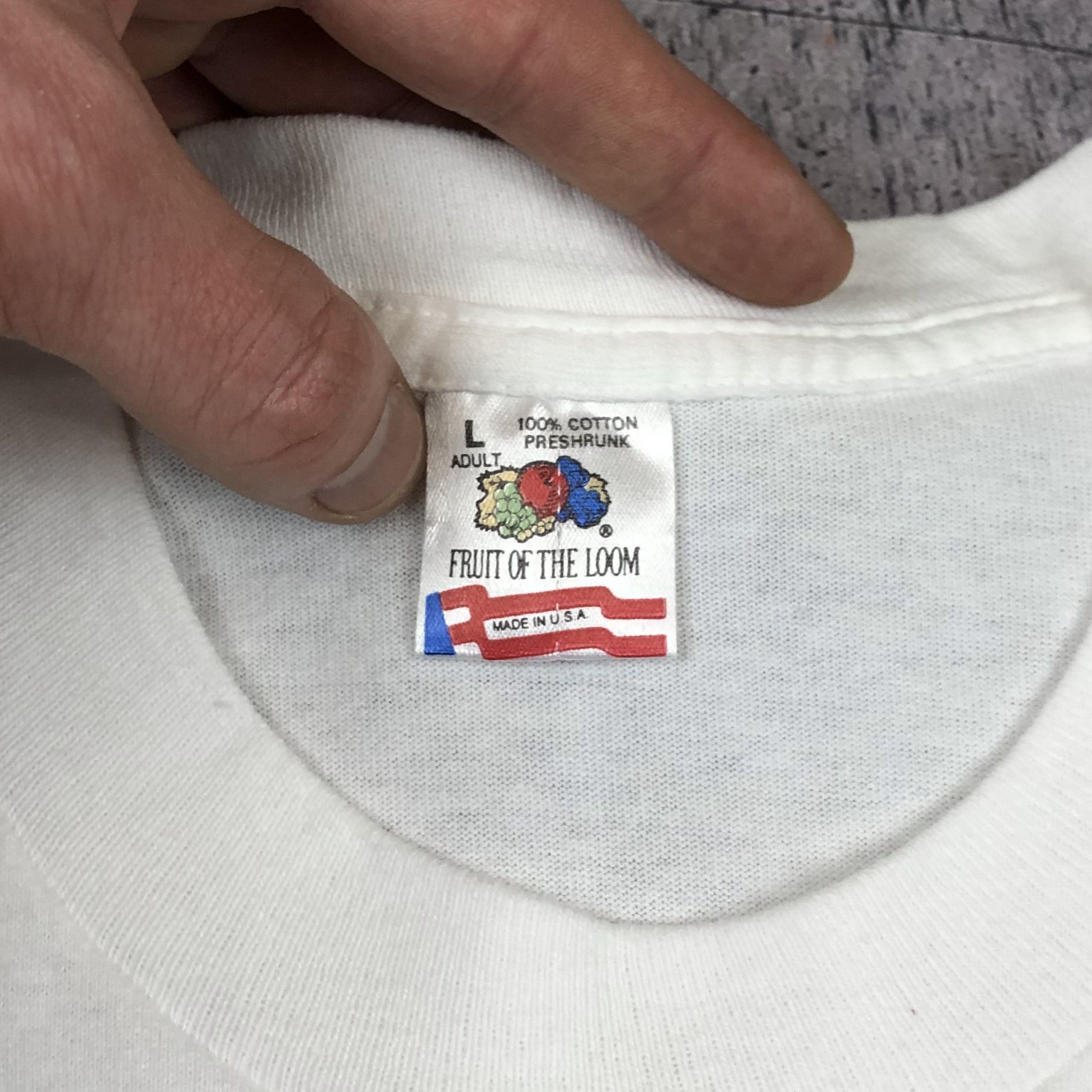 Vintage 1992 USA Single Stitch Germany Humor Tee Size US L / EU 52-54 / 3 - 7 Thumbnail