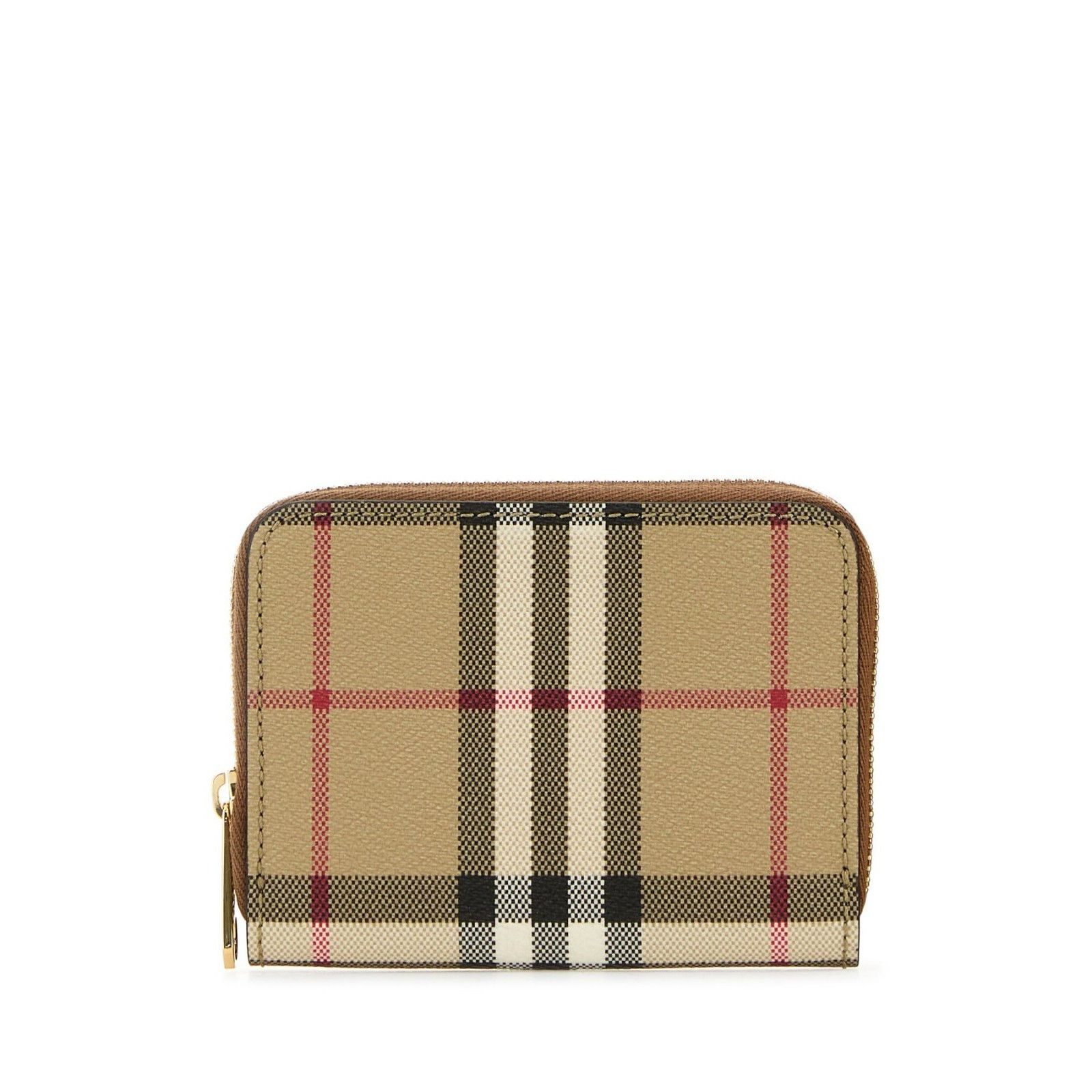 Burberry BURBERRY Printed Canvas Wallet Beige New & Authentic Size ONE SIZE - 1 Thumbnail