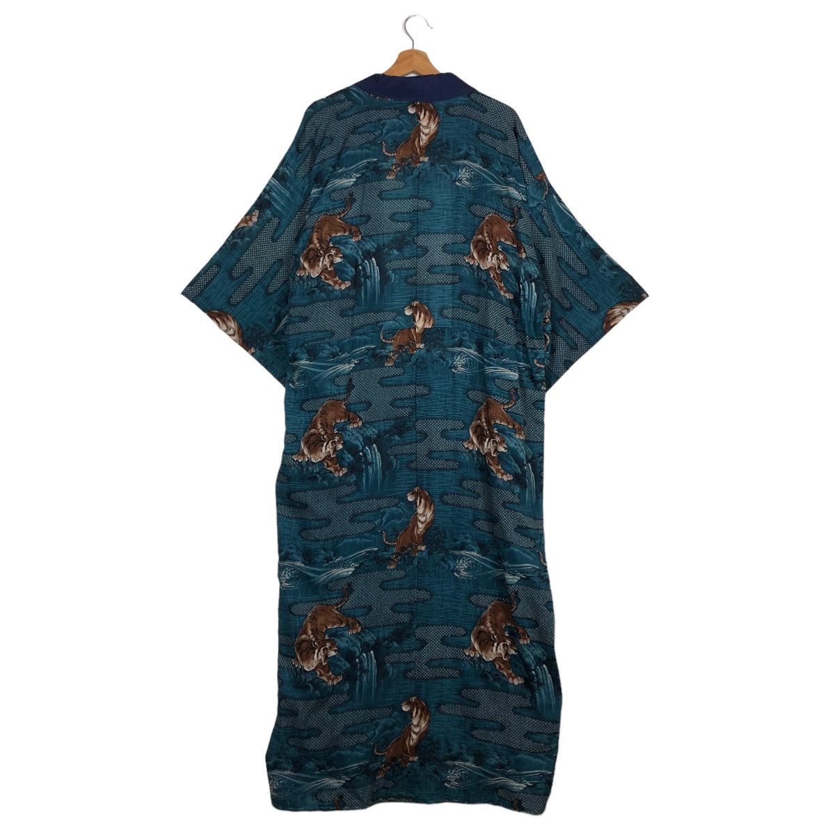 Japanese Brand 🔥90’s Vintage Traditional Japanese Kimono Over Print Tiger Size L / US 10 / IT 46 - 7 Thumbnail