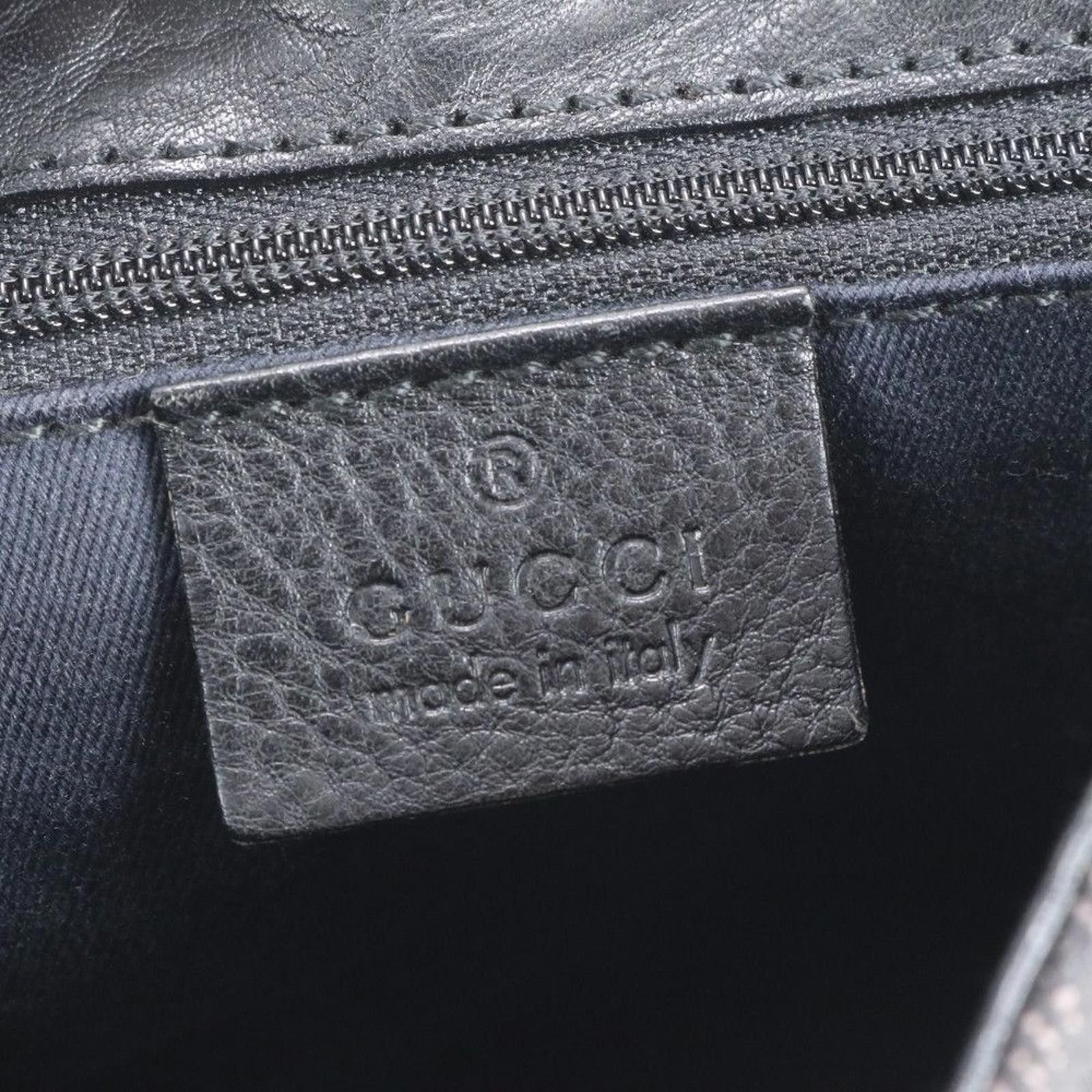 Gucci Gucci - Black Monogram Shoulder Bag Size ONE SIZE - 6 Thumbnail
