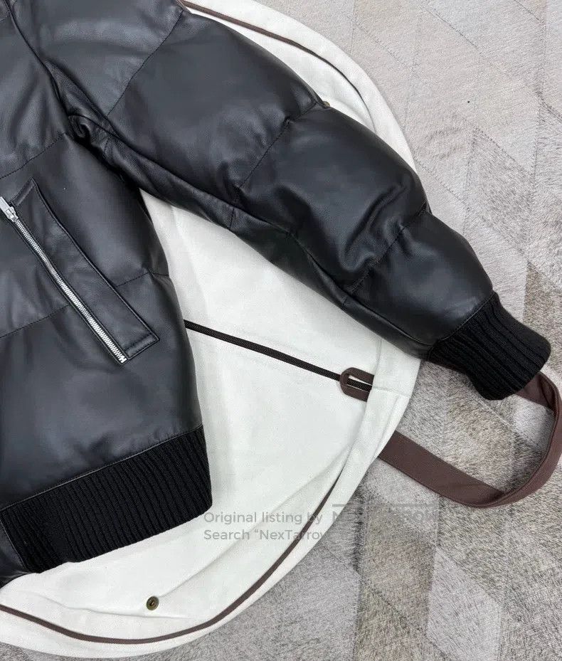 Hermes Hermes Showpiece Pilot Leather Down Jacket, Lamb Fur, Clas Size US M / EU 48-50 / 2 - 3 Thumbnail