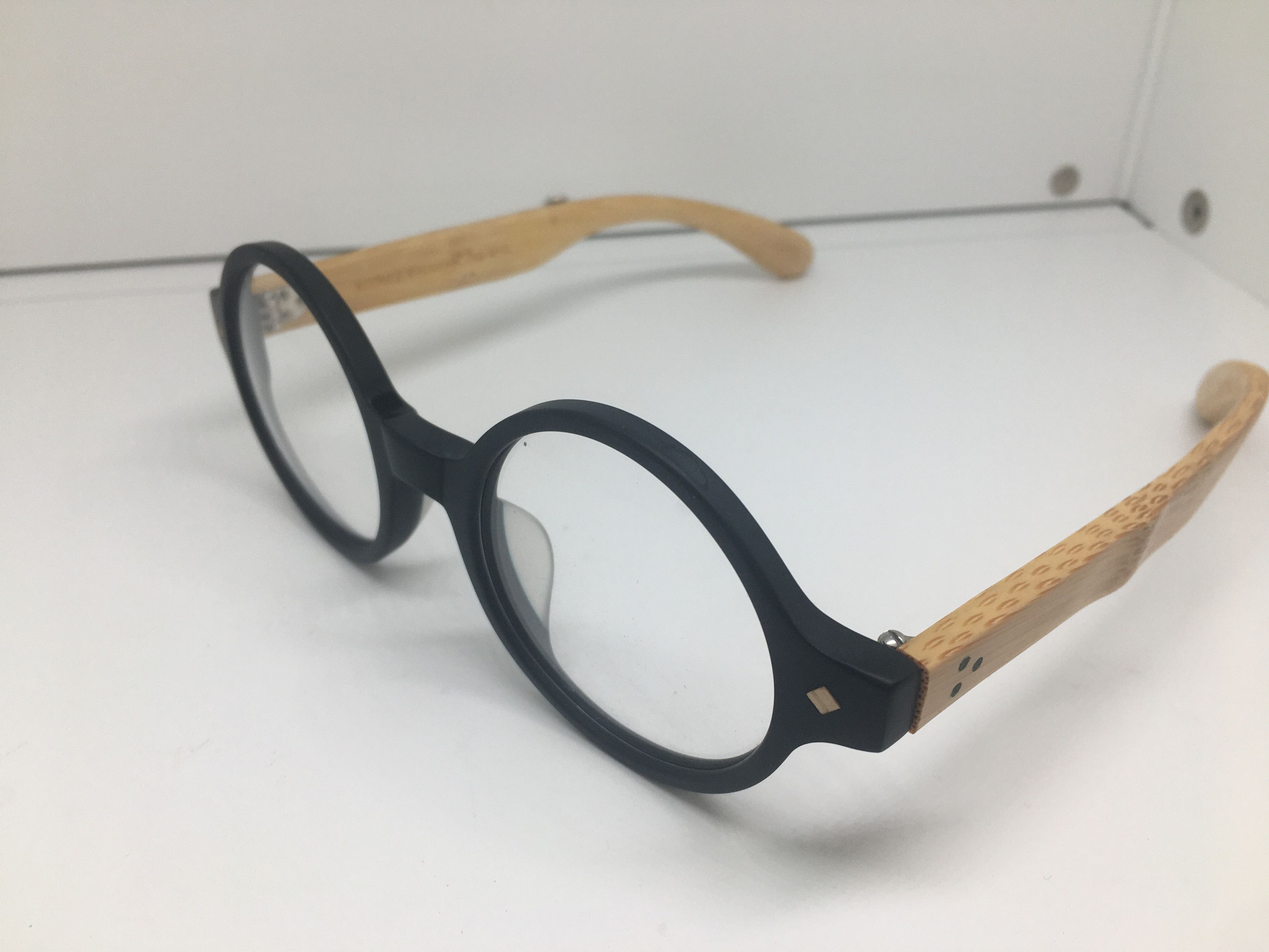 Other KOOMEE Ivy League Round Eyeglasses Frame Bamboo Arms Size ONE SIZE - 3 Thumbnail