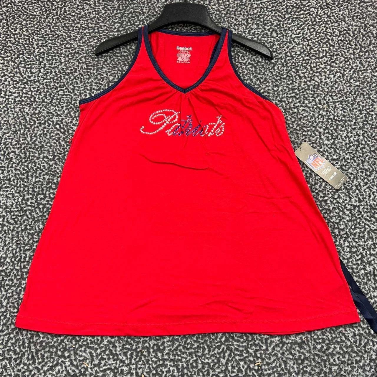 Reebok New England Patriots Shirt Women Reebok Sleeveless Top New L Size L / US 10 / IT 46 - 1 Thumbnail
