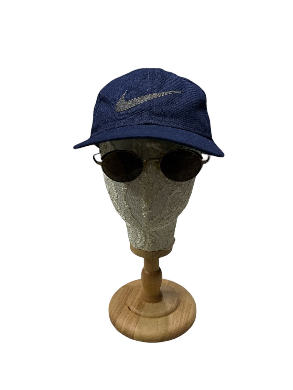 Nike × Vintage VINTAGE 1990s NIKE SPORTS EMBROIDERED SNAP BUTTON CAP Size ONE SIZE - 3 Thumbnail