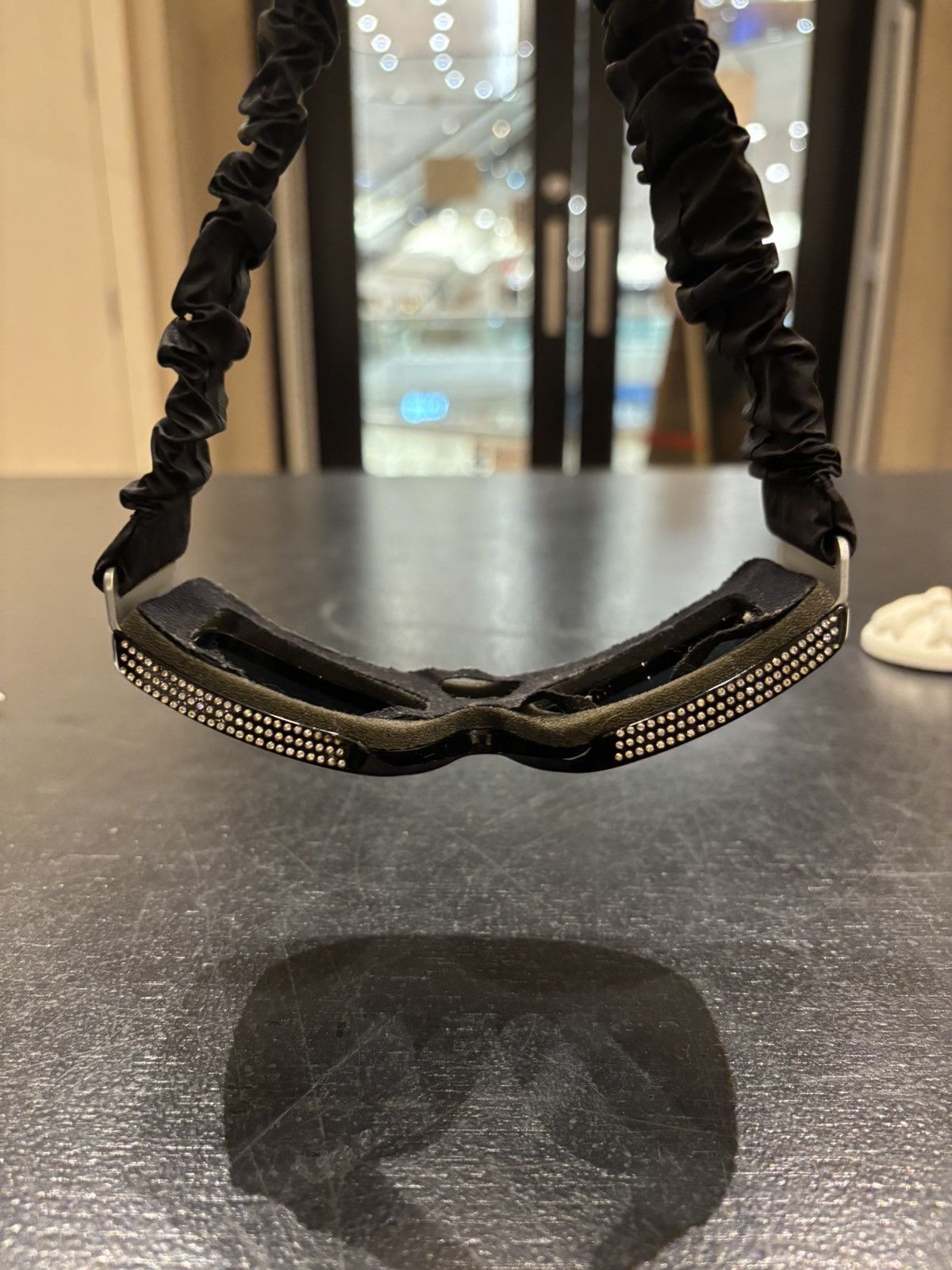 Chanel Chanel Goggle Strap Sunglasses Size ONE SIZE - 9 Thumbnail