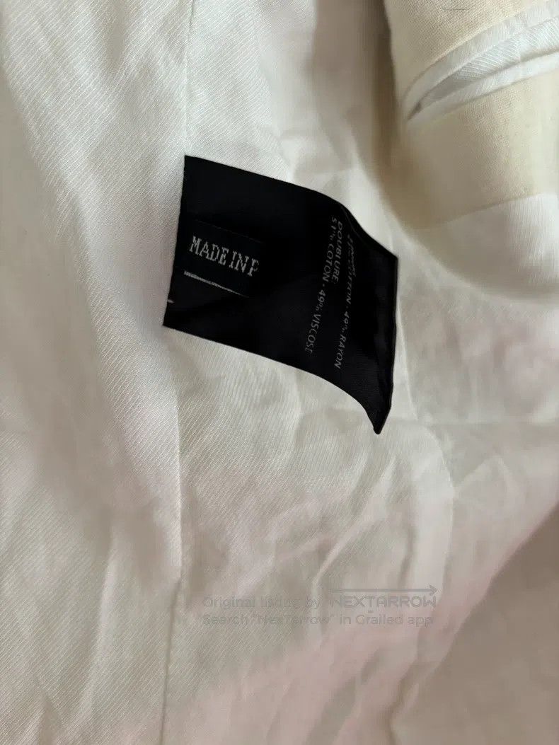 Ann Demeulemeester Ann Demeulemeester 34 white blazer Size S / US 4 / IT 40 - 3 Thumbnail