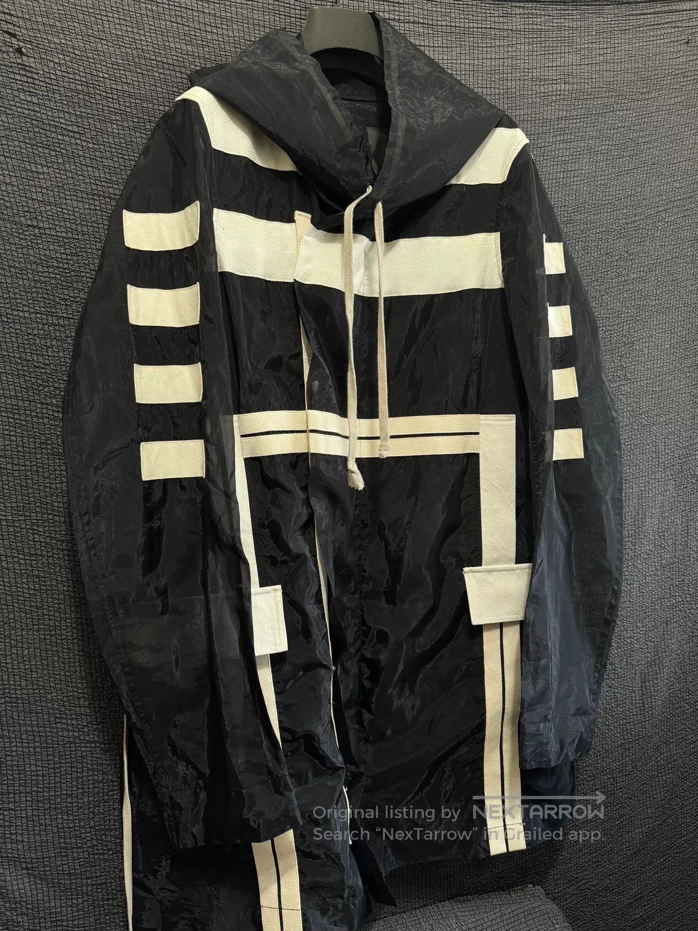 Rick Owens rick owens rare sheer tie coat. Size US L / EU 52-54 / 3 - 6 Thumbnail