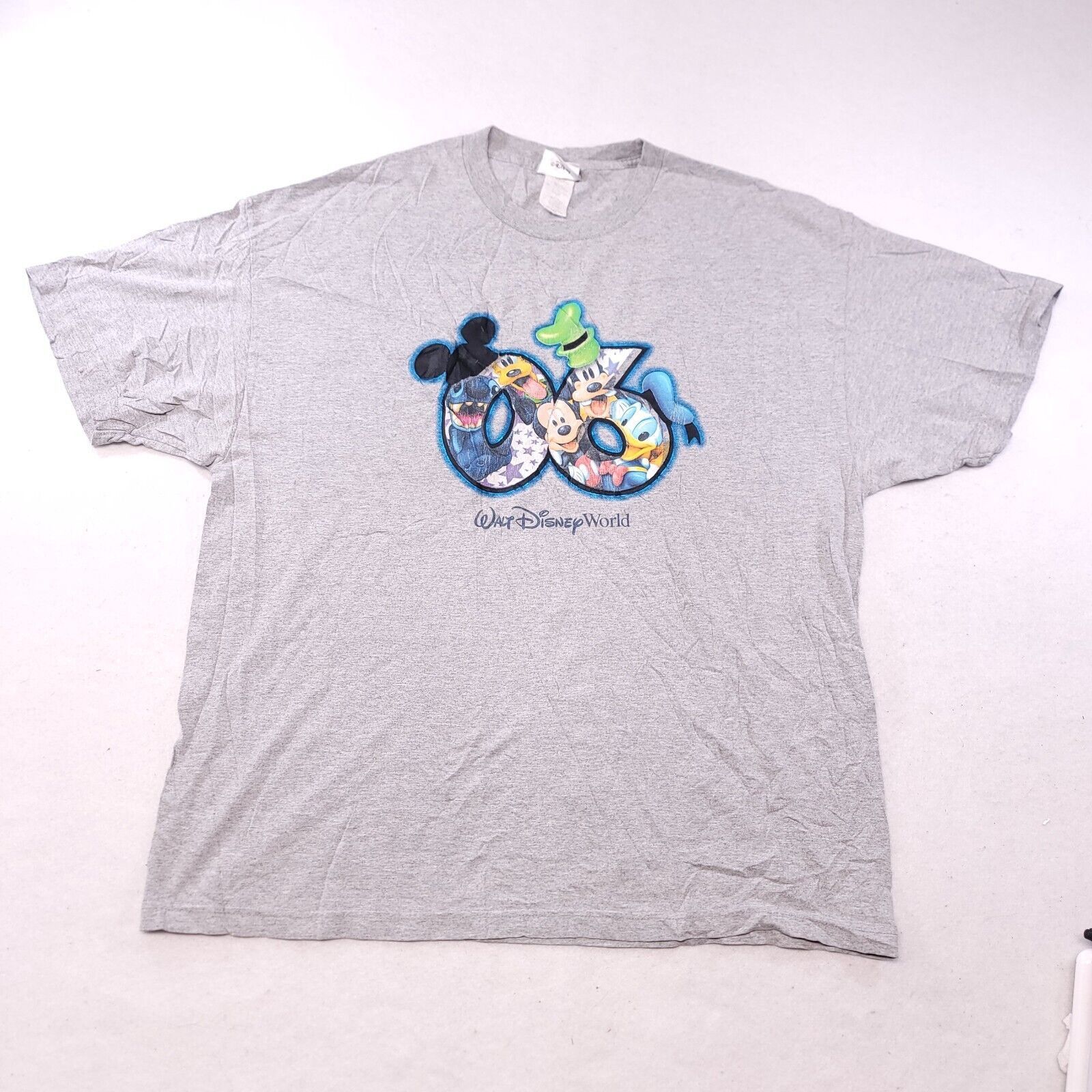 Disney Disney World 06 Graphic Pullover Shirt Mens Size 2X Gray Size US XXL / EU 58 / 5 - 2 Thumbnail
