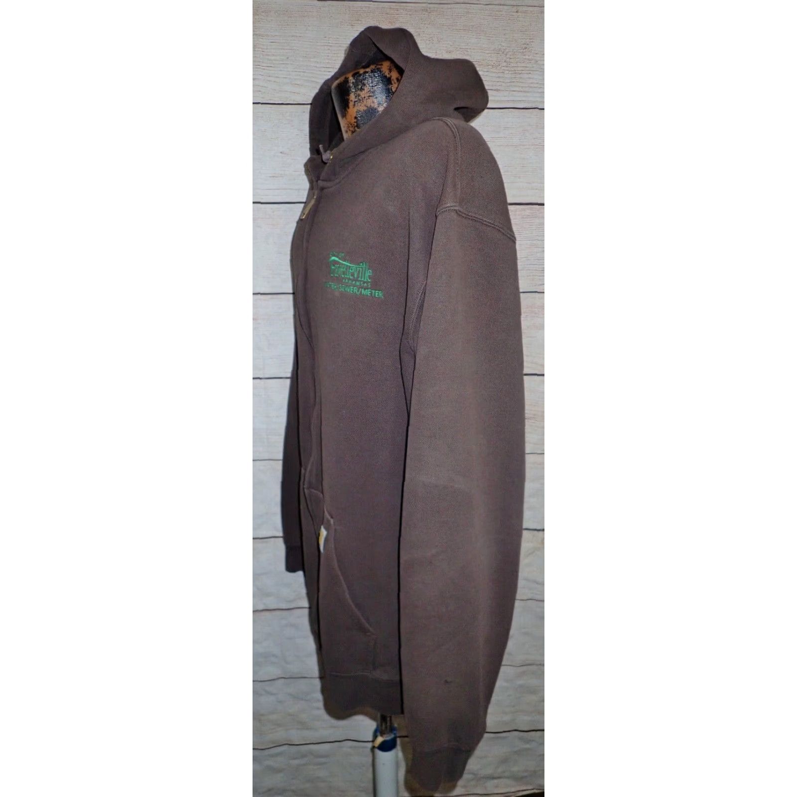 Carhartt VINTAGE Carhartt K122 Original Fit Midweight Zip Front Hoodie XL Tall Brown Mens Size US XL / EU 56 / 4 - 3 Thumbnail