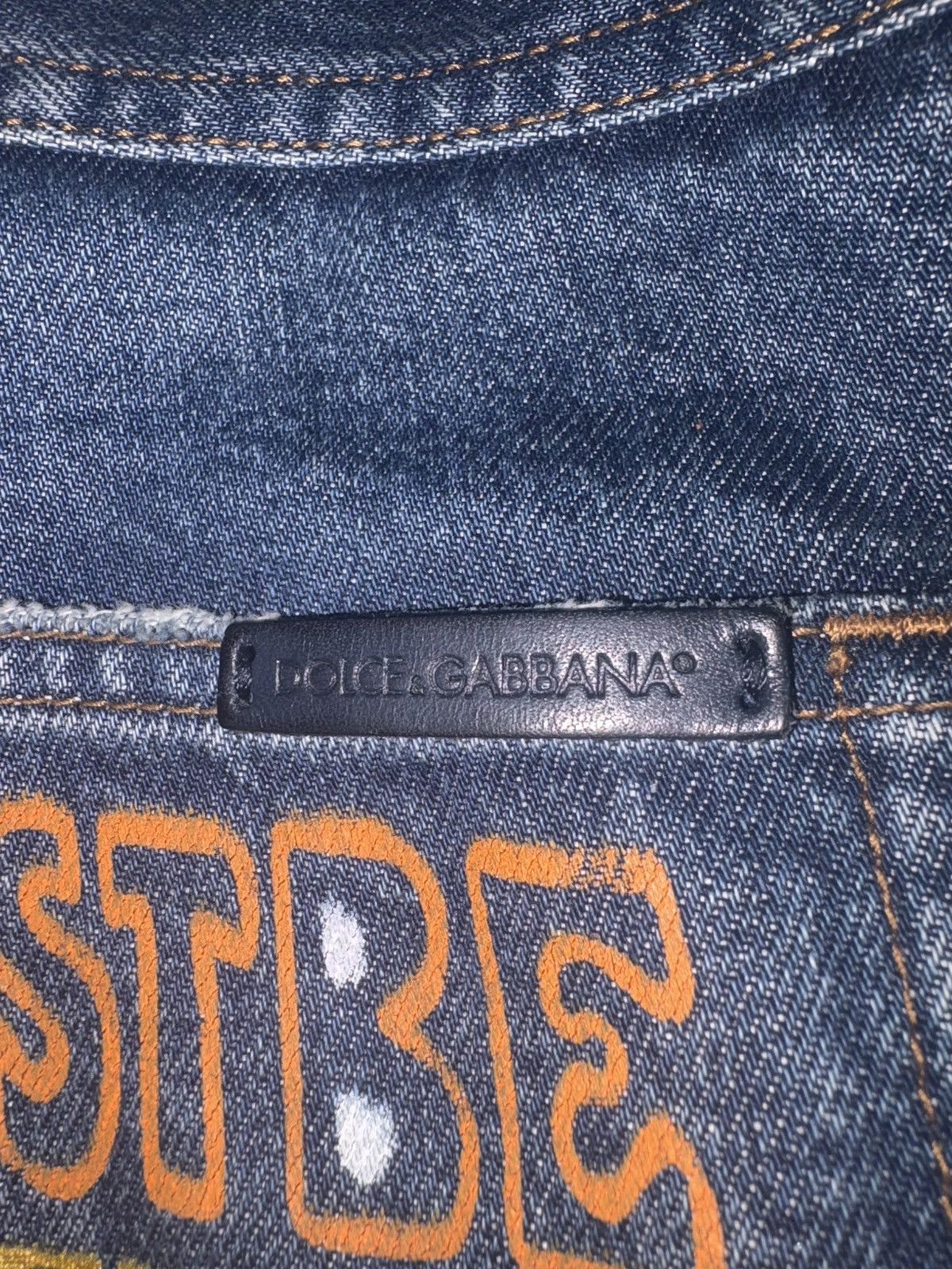 Dolce & Gabbana Dolce and Gabbana Graffiti Ripped jeans Size US 32 / EU 48 - 3 Thumbnail
