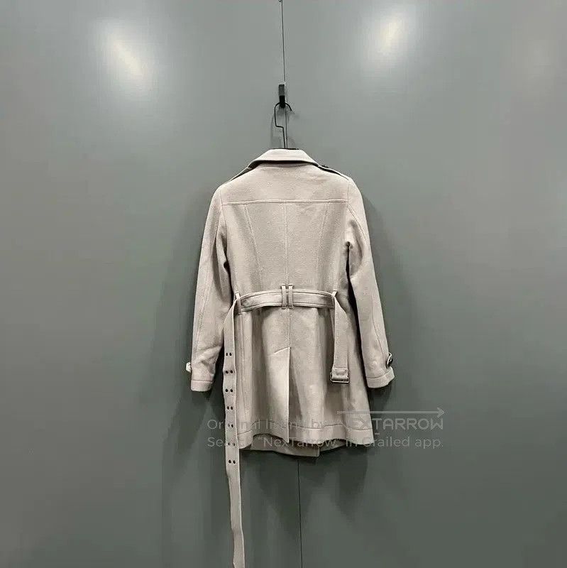 Burberry Burberry Women's Beige Cotton Mid-Length Coat. Size XXS / US 00 / IT 34 - 2 Thumbnail