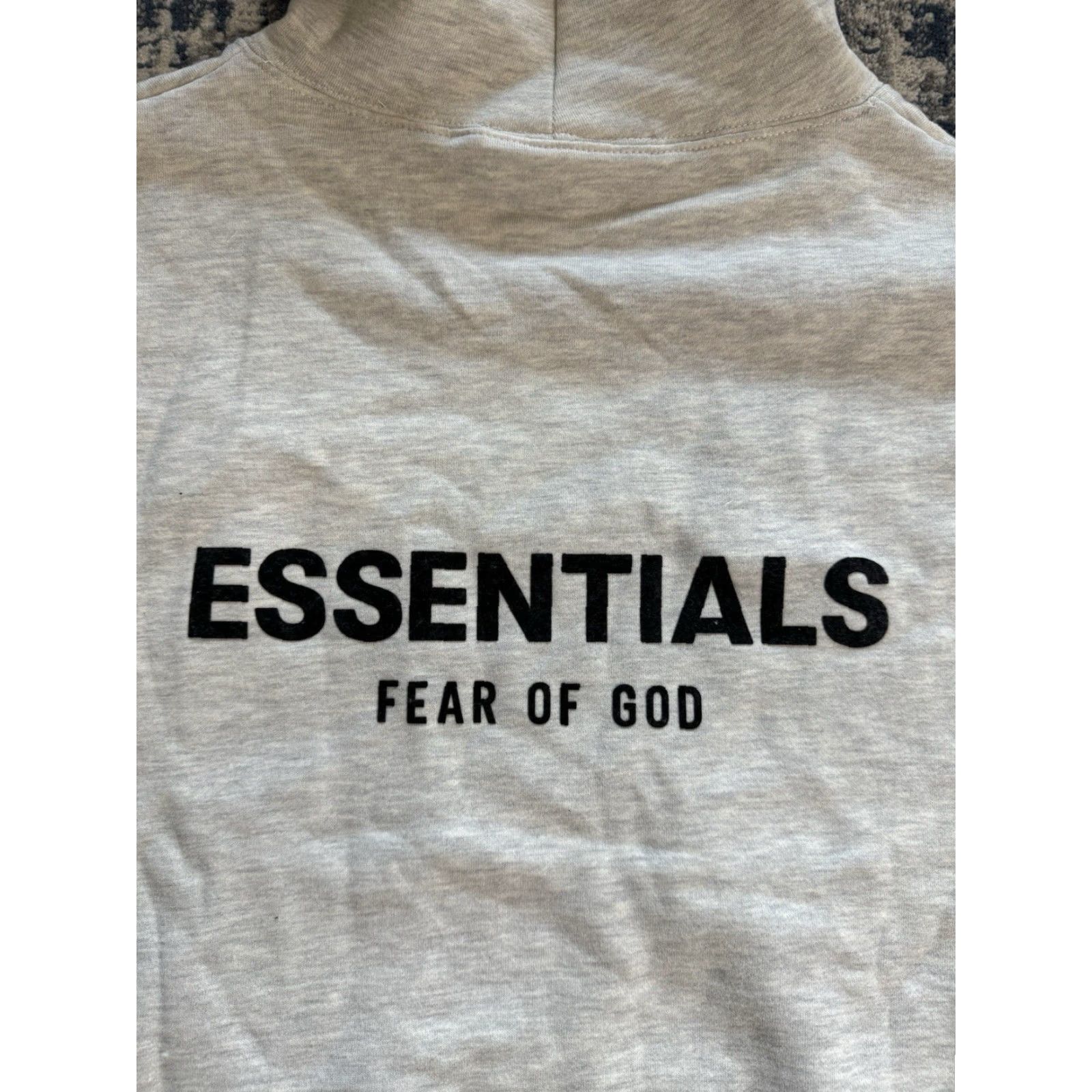 Essentials Fear of God Essentials Hoodie FW22 Color Light Oatmeal Size Medium Brand New NWT Hoodie Men M Gray Pullover Hooded Oversized Pockets NWT Size US M / EU 48-50 / 2 - 2 Thumbnail