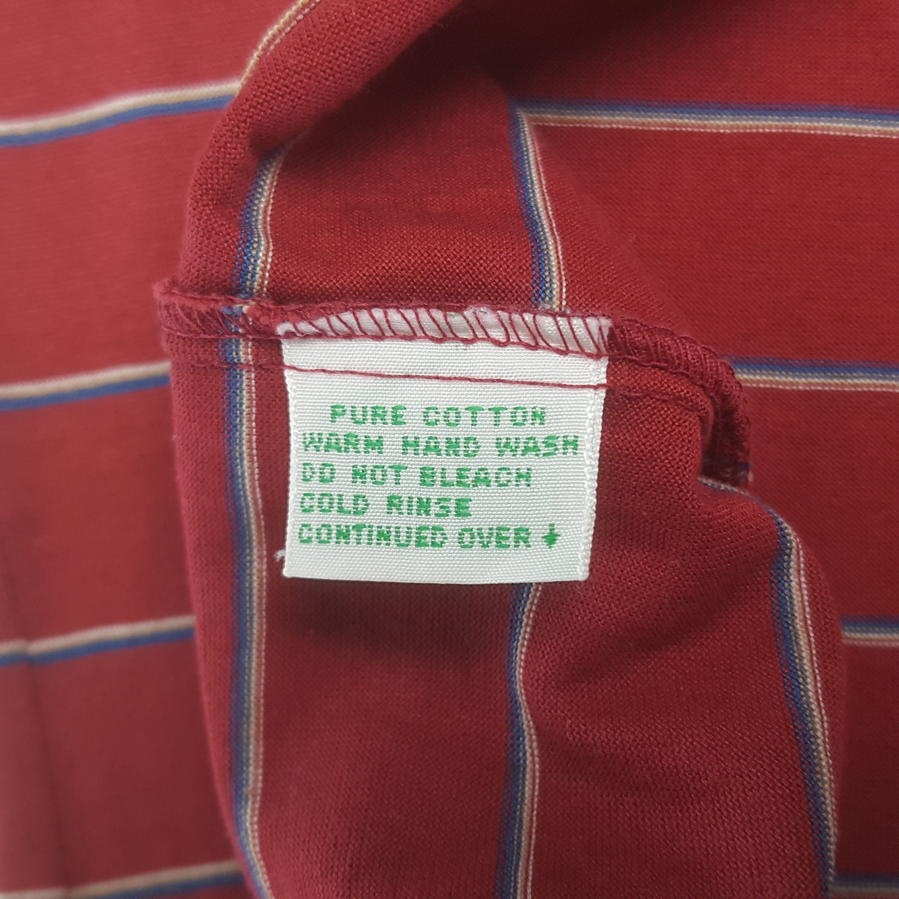 Christian Dior Monsieur Vintage Christian Dior Monsieur Striped Polos Shirt Size US L / EU 52-54 / 3 - 6 Thumbnail
