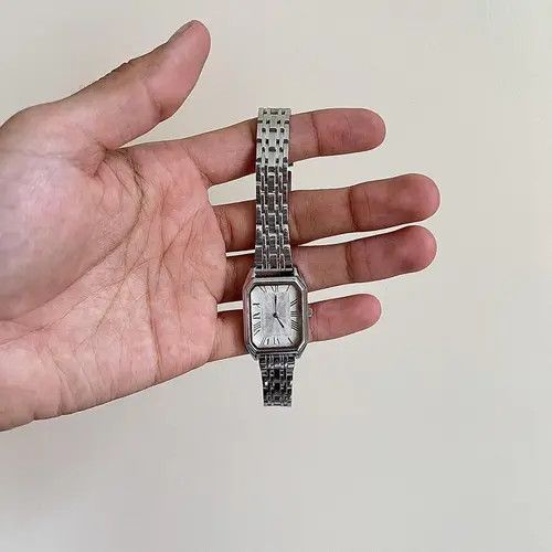 VIBE 2000s vintage dope rectangle stainless steel quartz watch Size ONE SIZE - 5 Thumbnail