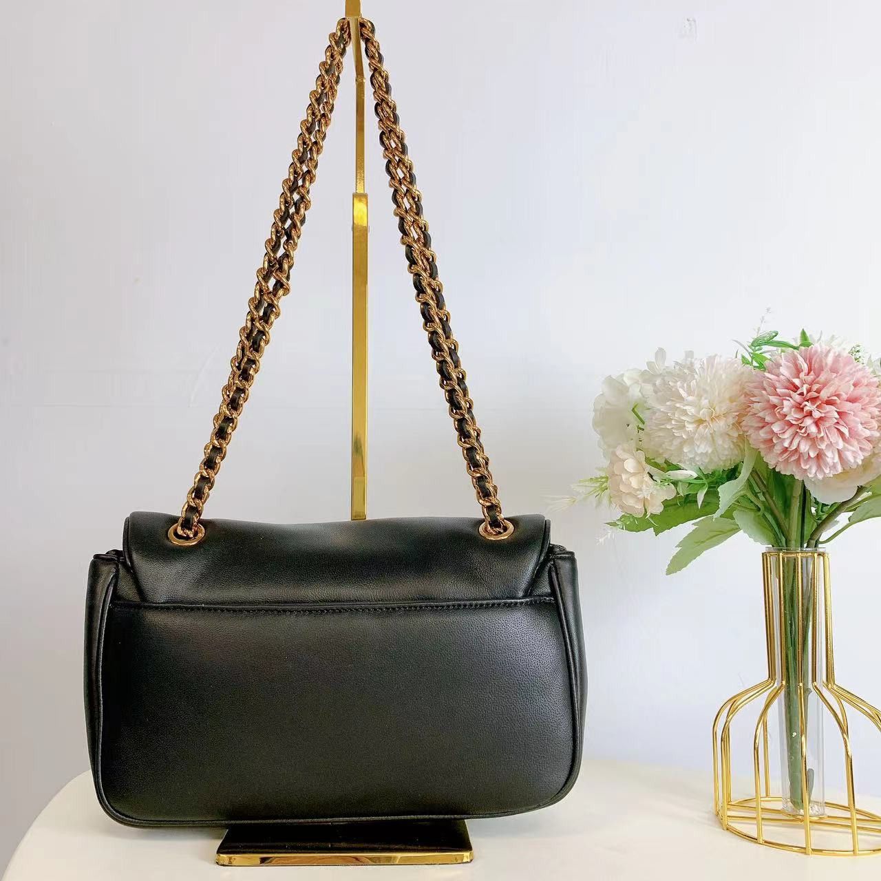 Karl Lagerfeld Karl Lagerfeld LH1HB283 AGYNESS SHOULDER BAG IN BLACK MULTI Size ONE SIZE - 4 Thumbnail