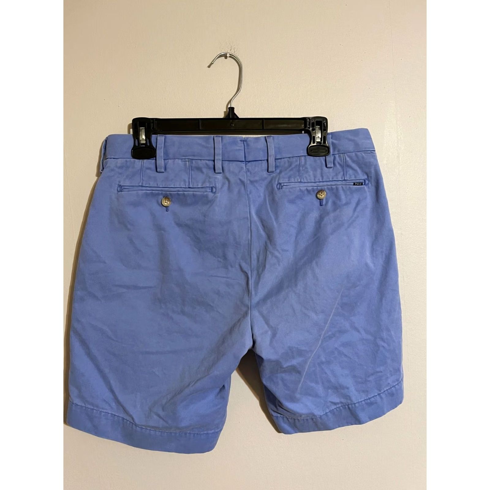 Polo Ralph Lauren Polo Ralph Lauren Men's 31 Khaki Chino Shorts Light Blue Pima Cotton Preppy Casual Size US XS / EU 42 / 0 - 3 Thumbnail