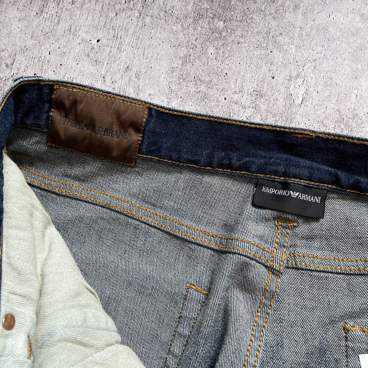 Emporio Armani Emporio Armani The Eagle Brand Jeans Size US 34 / EU 50 - 10 Thumbnail