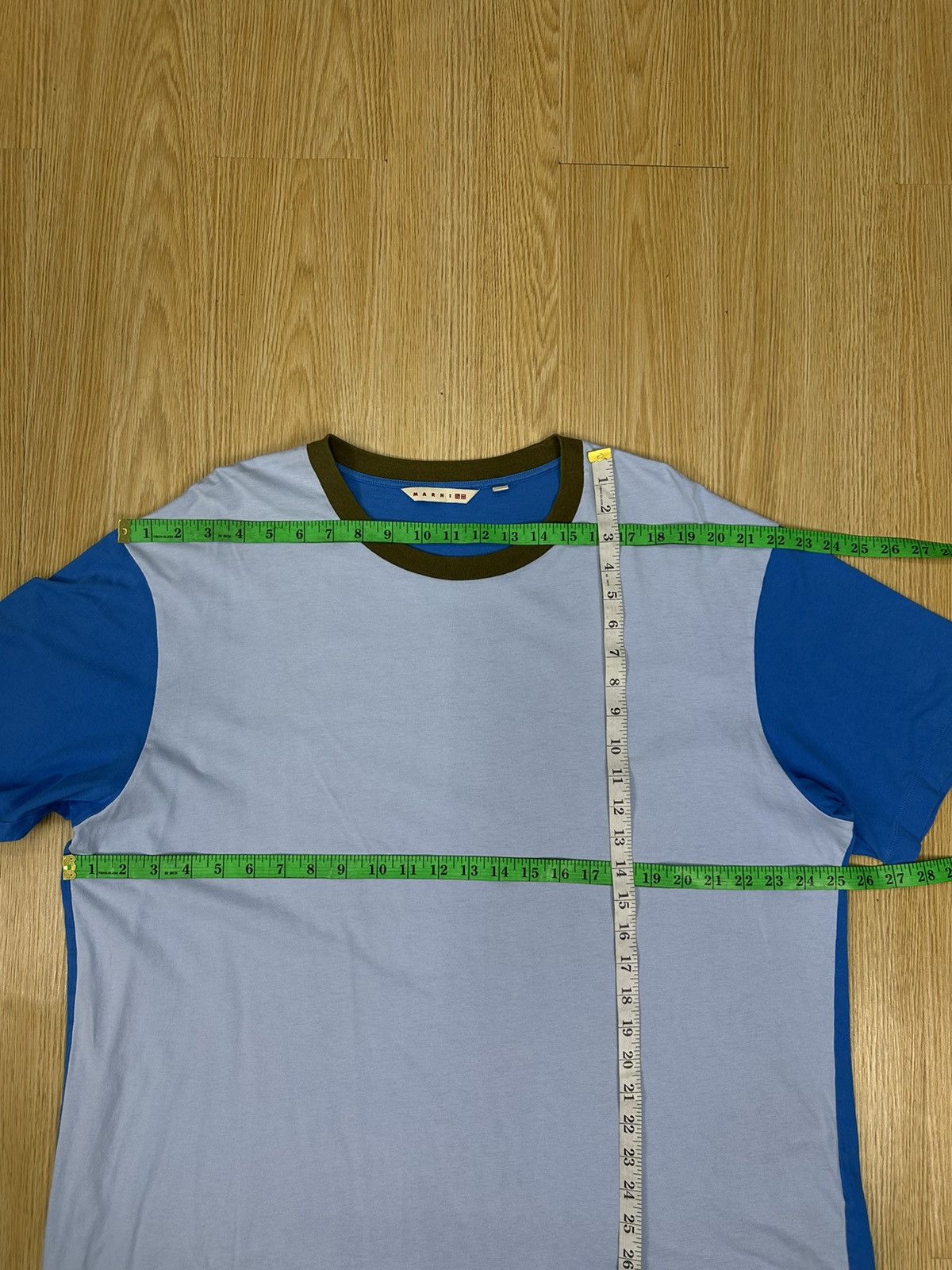 Marni Marni Baggy Colorblock Tshirt A926 Size US XXL / EU 58 / 5 - 5 Thumbnail