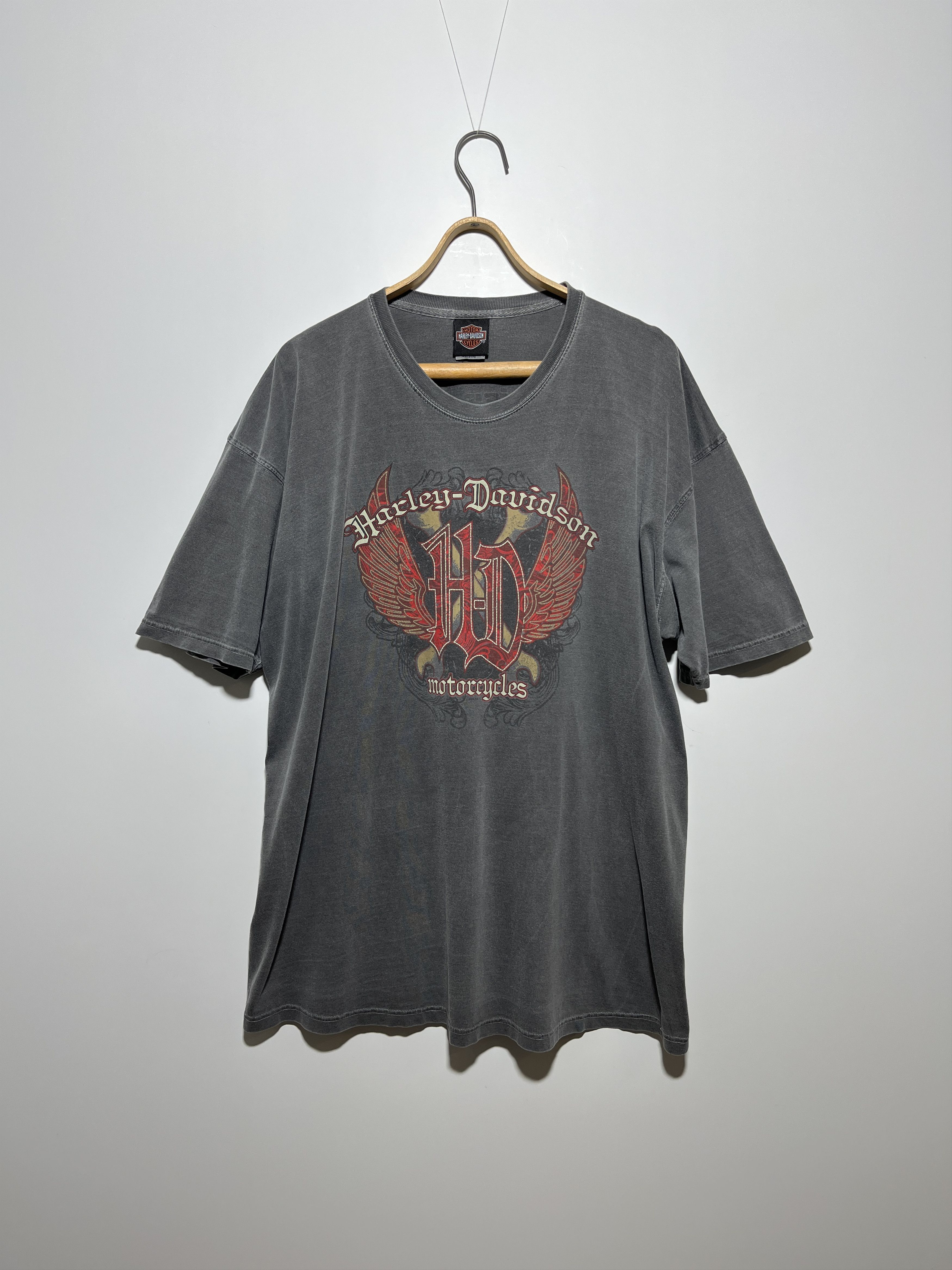 Harley Davidson Harley Davidson Swiss Harley Days 2011 Garment Dyed T-Shirt Size US XXL / EU 58 / 5 - 1 Thumbnail