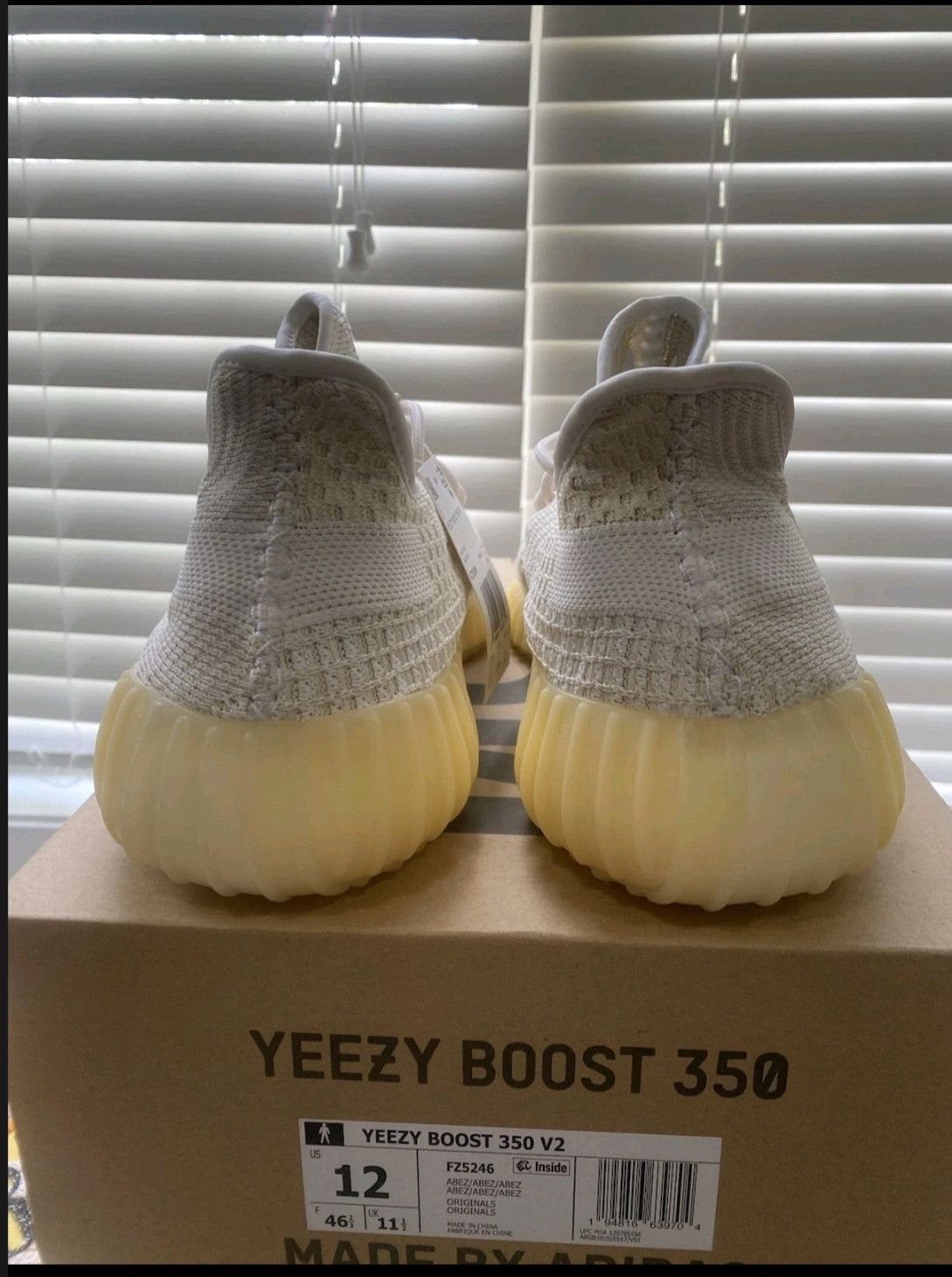 Adidas Adidas Yeezy Boost 350 V2 Natural Size 12 Men Brand New DS Size US 12 / EU 45 - 4 Thumbnail