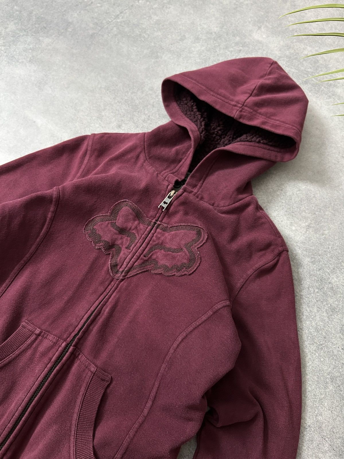 Fox Racing Vintage Fox Racing Big logo Sherpa hoodies y2k womens Size S / US 4 / IT 40 - 3 Thumbnail