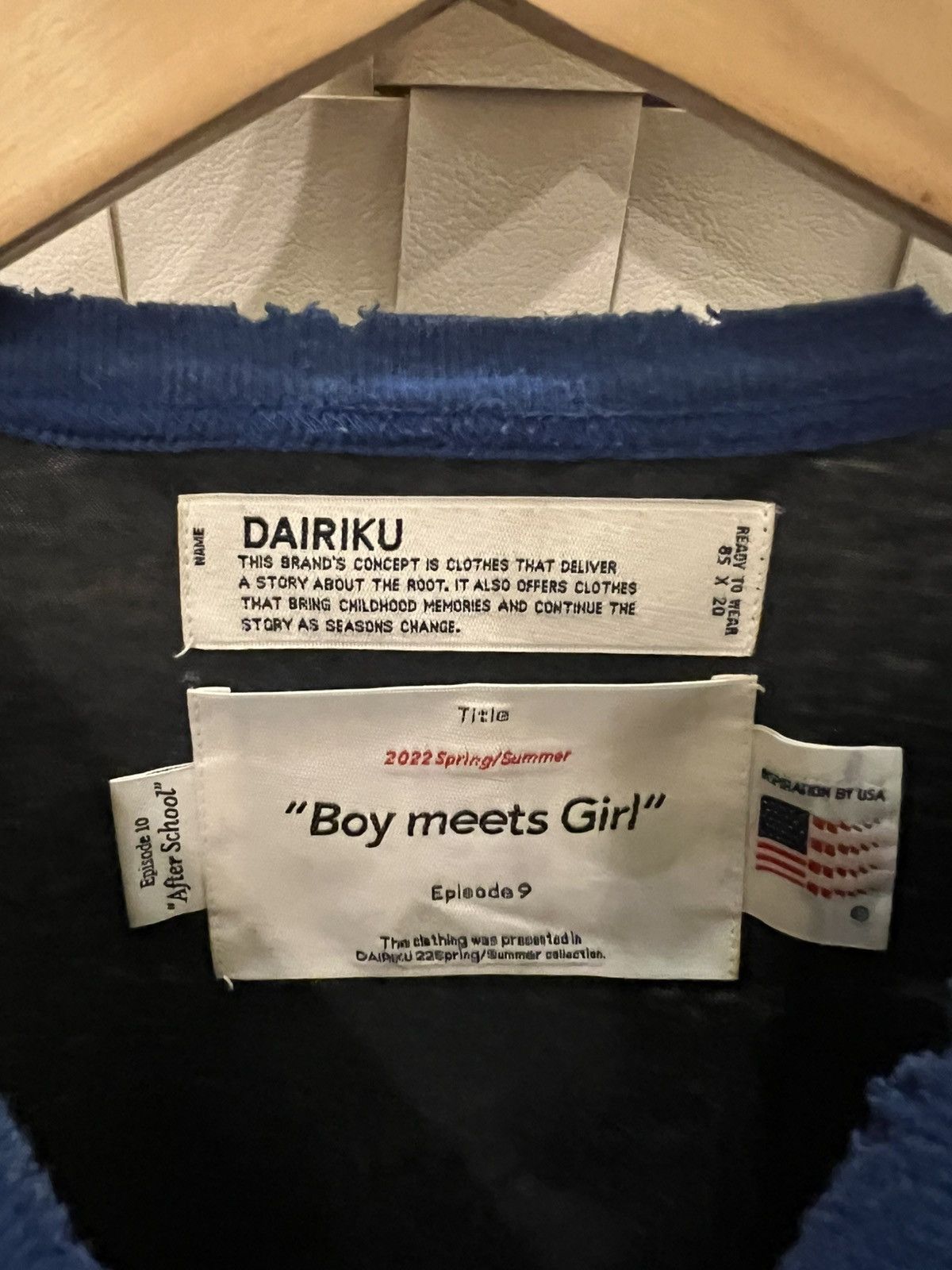Japanese Brand Dairiku “Boy Meets World”Raglan tee Size US L / EU 52-54 / 3 - 2 Thumbnail