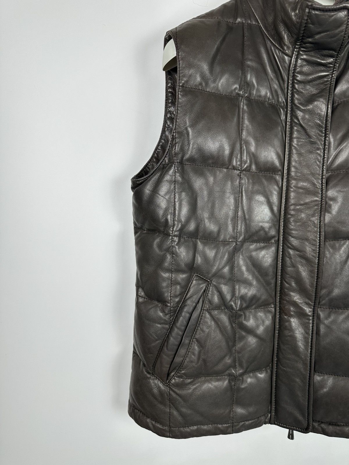 Loro Piana Loro Piana Quitted Leather Vest Size US S / EU 44-46 / 1 - 5 Thumbnail